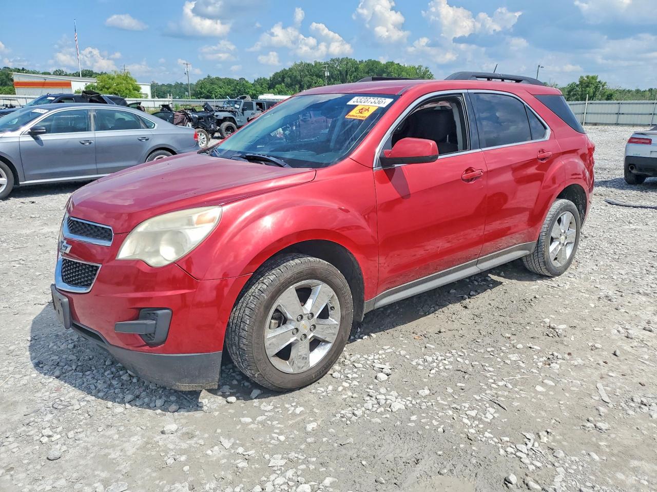 2013 Chevrolet Equinox Lt Red vin: 2GNALDEK9D6179463