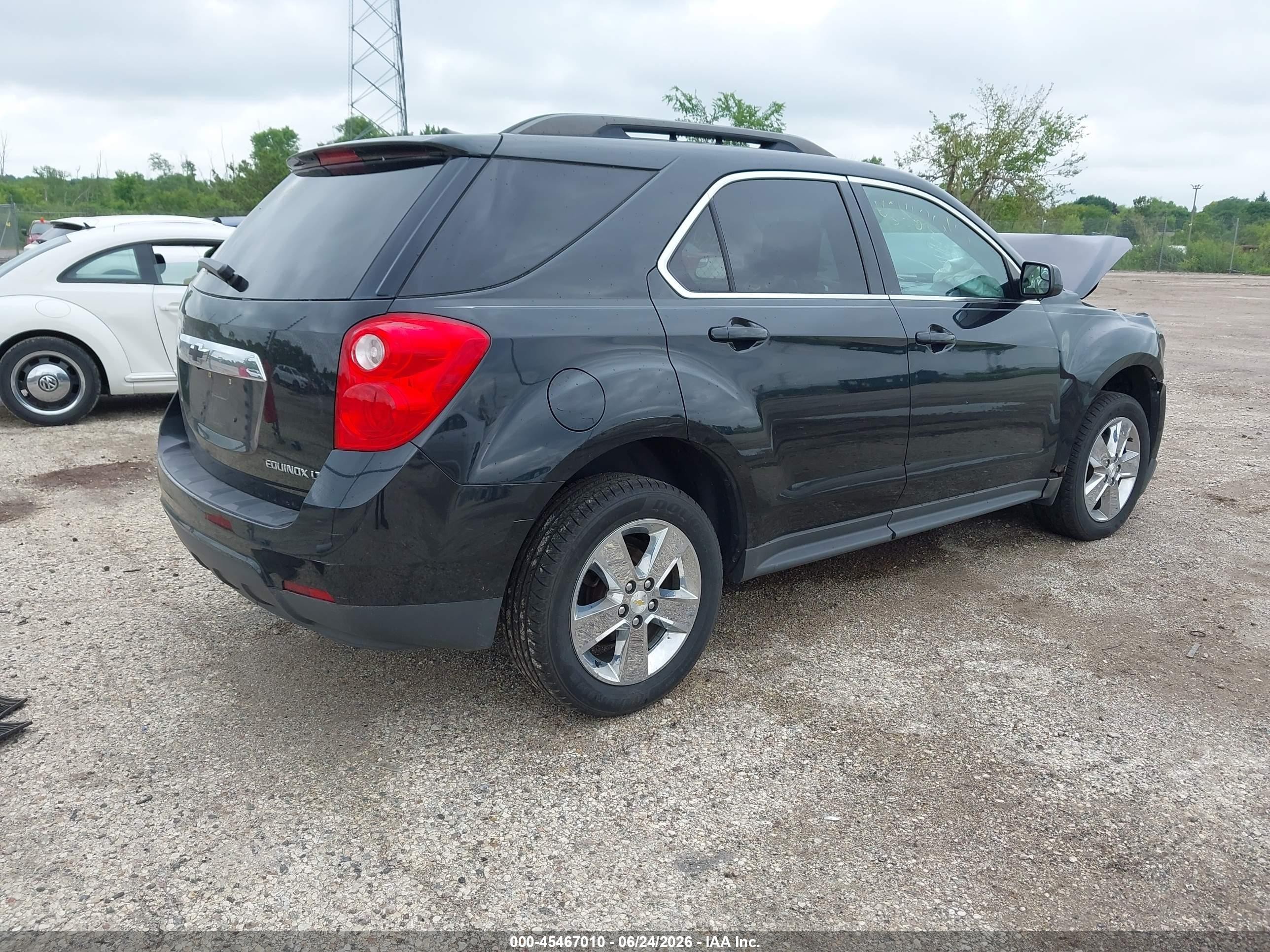 2013 Chevrolet Equinox Lt Black vin: 2GNALDEK9D6234364