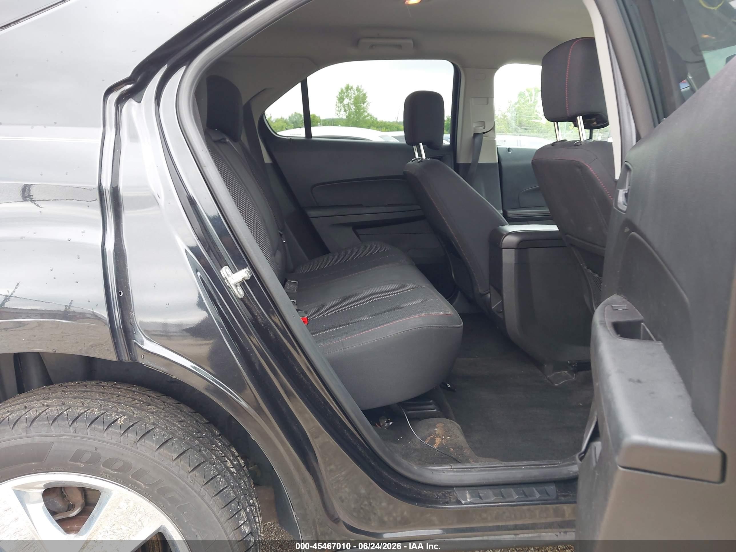 2013 Chevrolet Equinox Lt Black vin: 2GNALDEK9D6234364