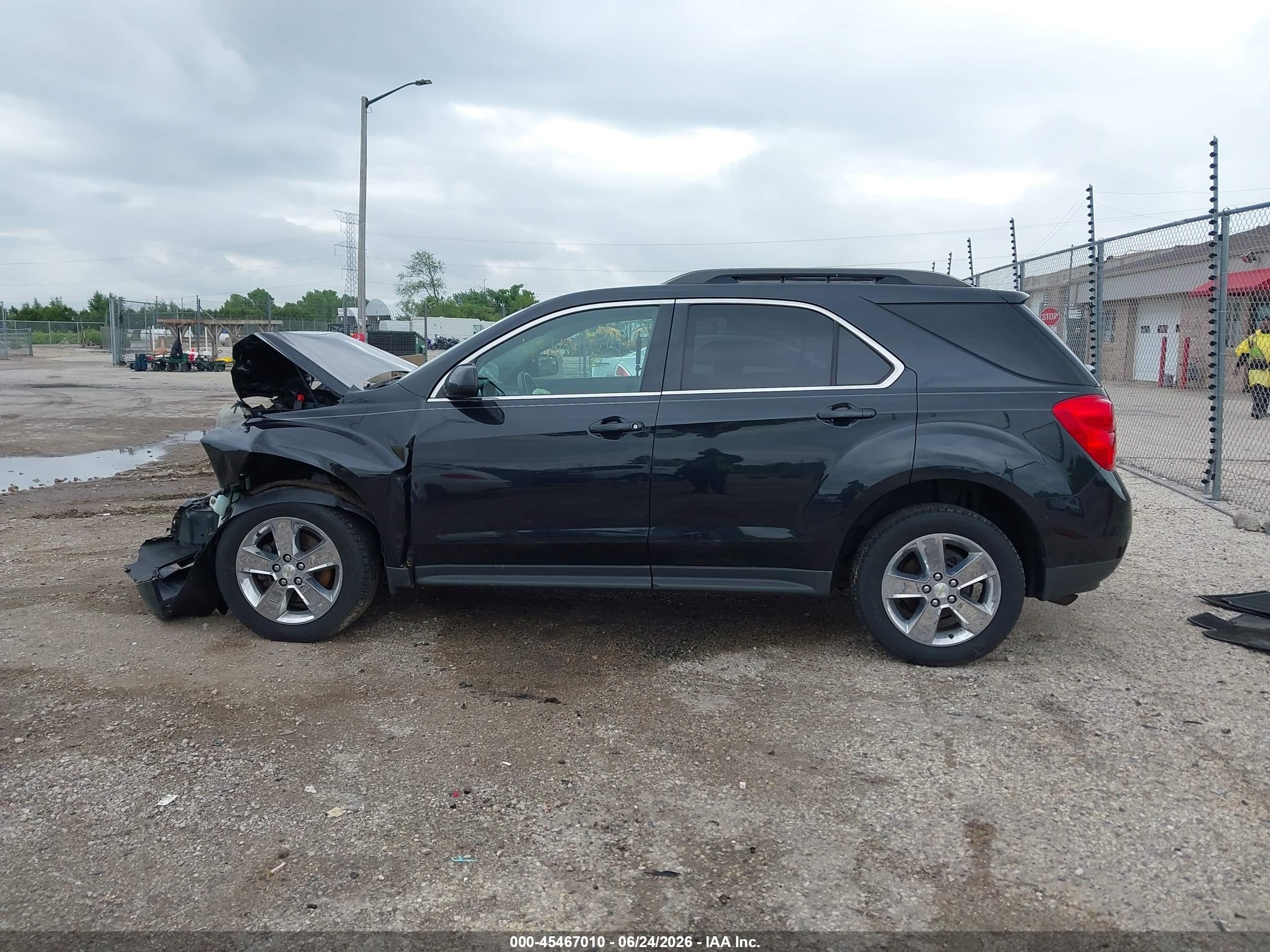 2013 Chevrolet Equinox Lt Black vin: 2GNALDEK9D6234364