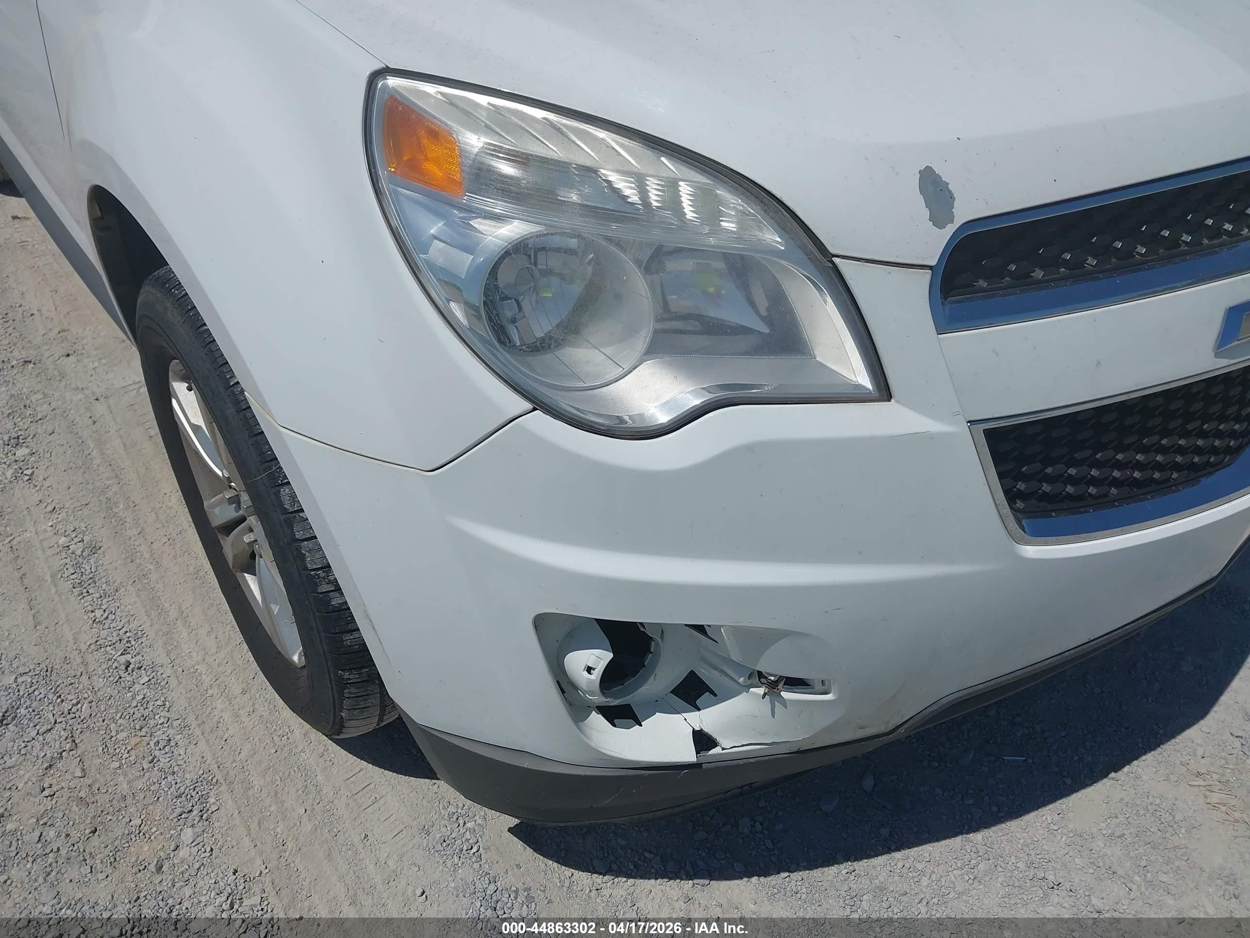 2013 Chevrolet Equinox 1lt White vin: 2GNALDEK9D6326672