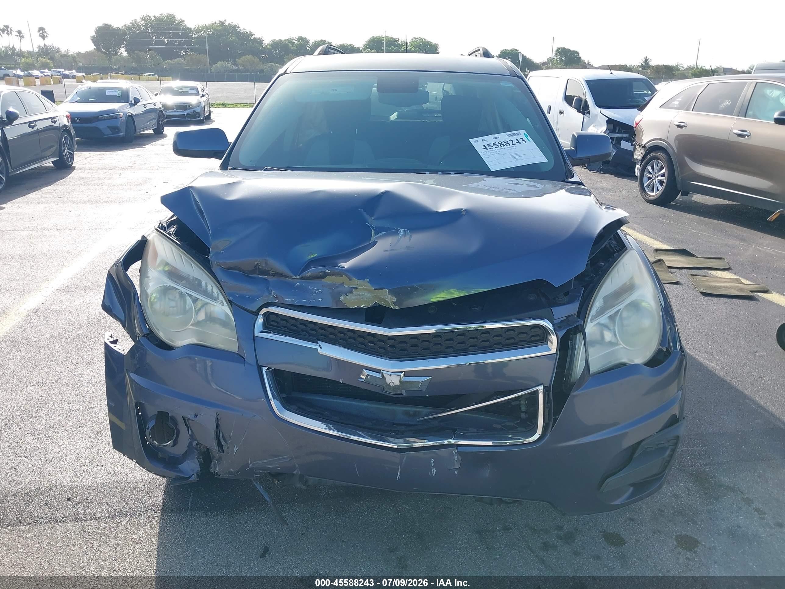 2013 Chevrolet Equinox Lt Blue vin: 2GNALDEK9D6354889