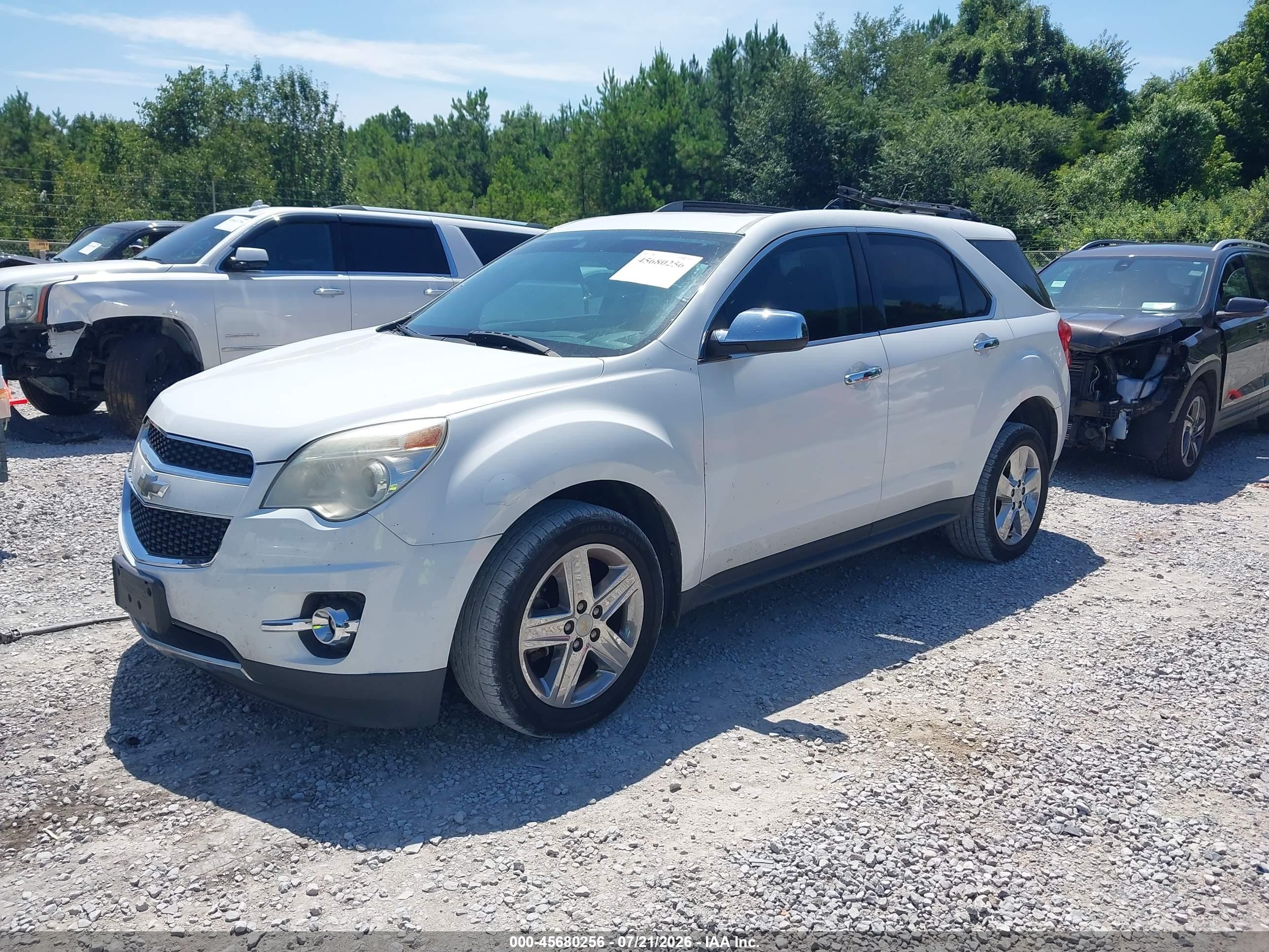 2015 Chevrolet Equinox Ltz Белый vin: 2GNALDEK9F6429822