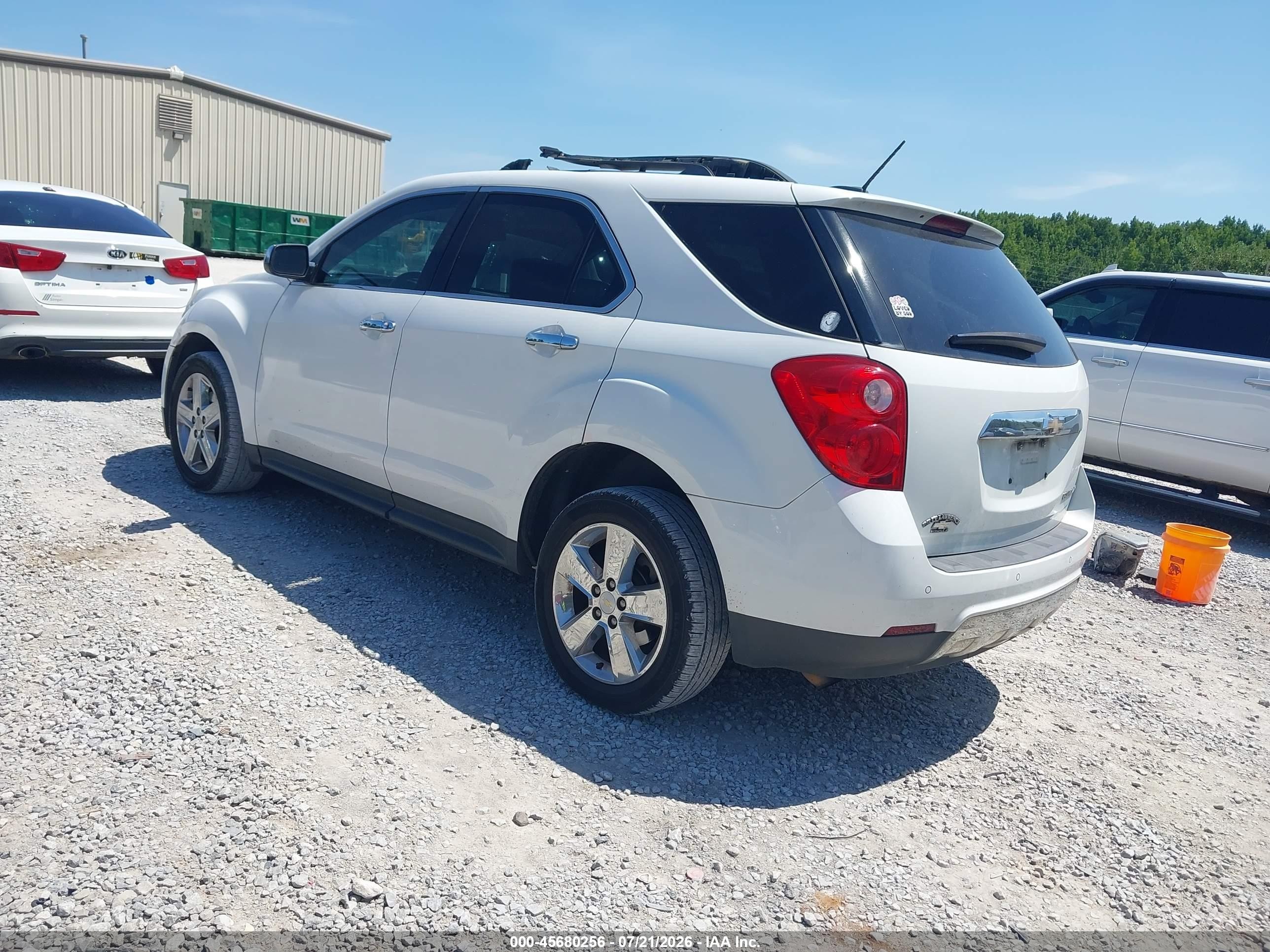 2015 Chevrolet Equinox Ltz Белый vin: 2GNALDEK9F6429822
