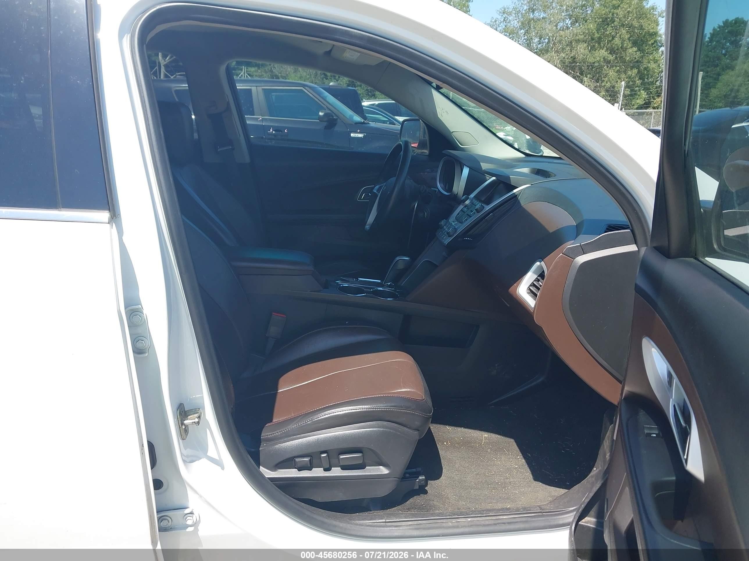 2015 Chevrolet Equinox Ltz Белый vin: 2GNALDEK9F6429822
