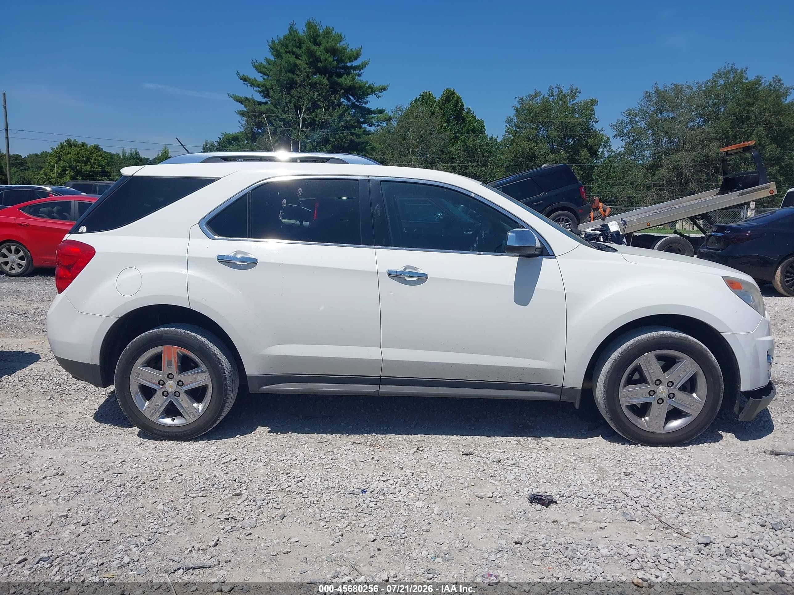 2015 Chevrolet Equinox Ltz Белый vin: 2GNALDEK9F6429822