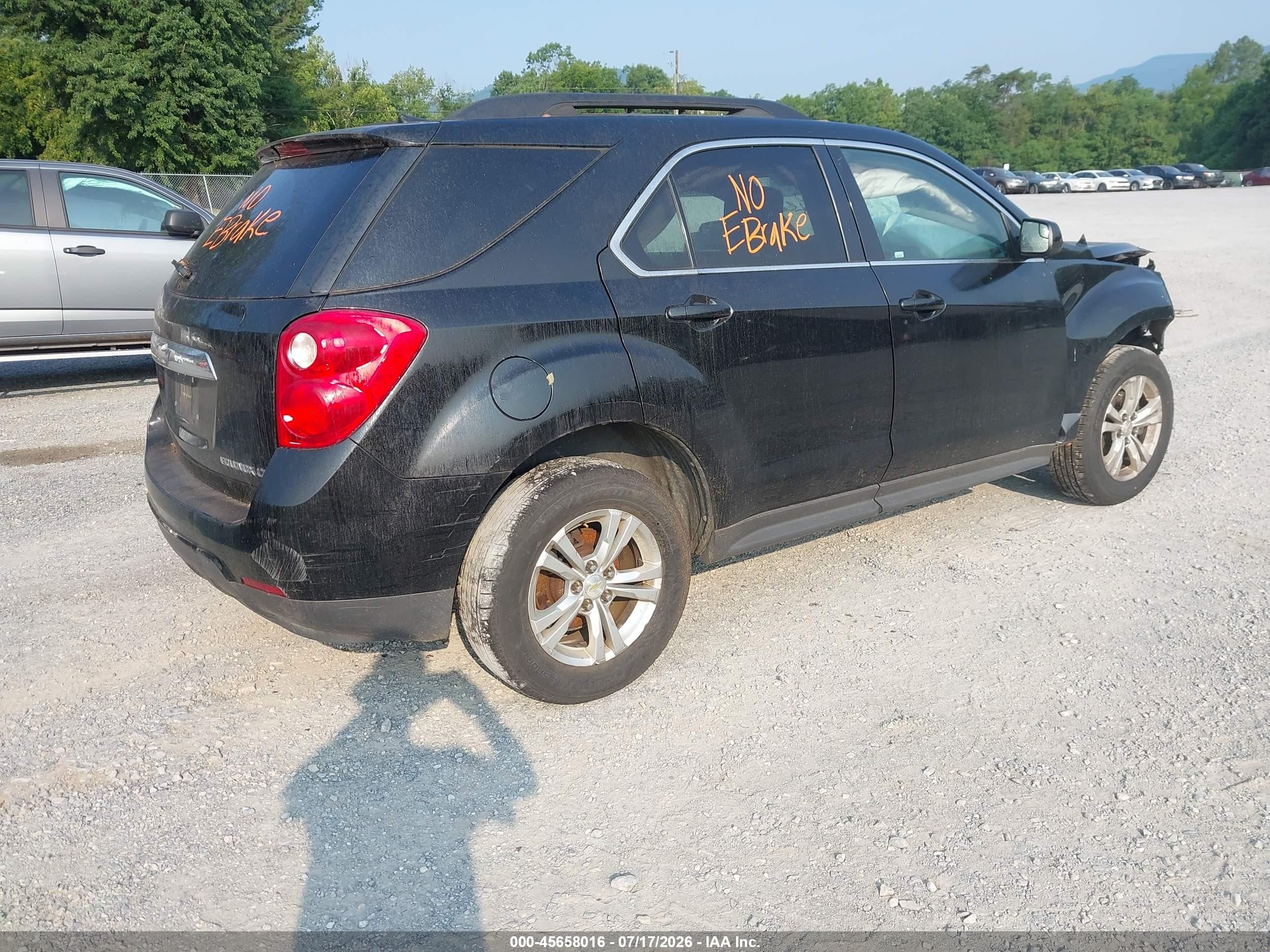 2012 Chevrolet Equinox Lt W/1lt Black vin: 2GNALDEKXC1204799