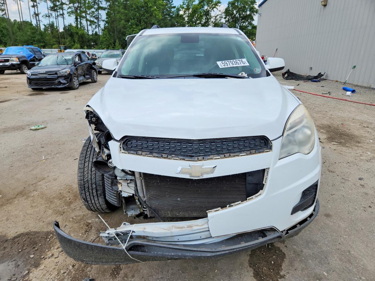 2012 Chevrolet Equinox Lt White vin: 2GNALDEKXC1212319