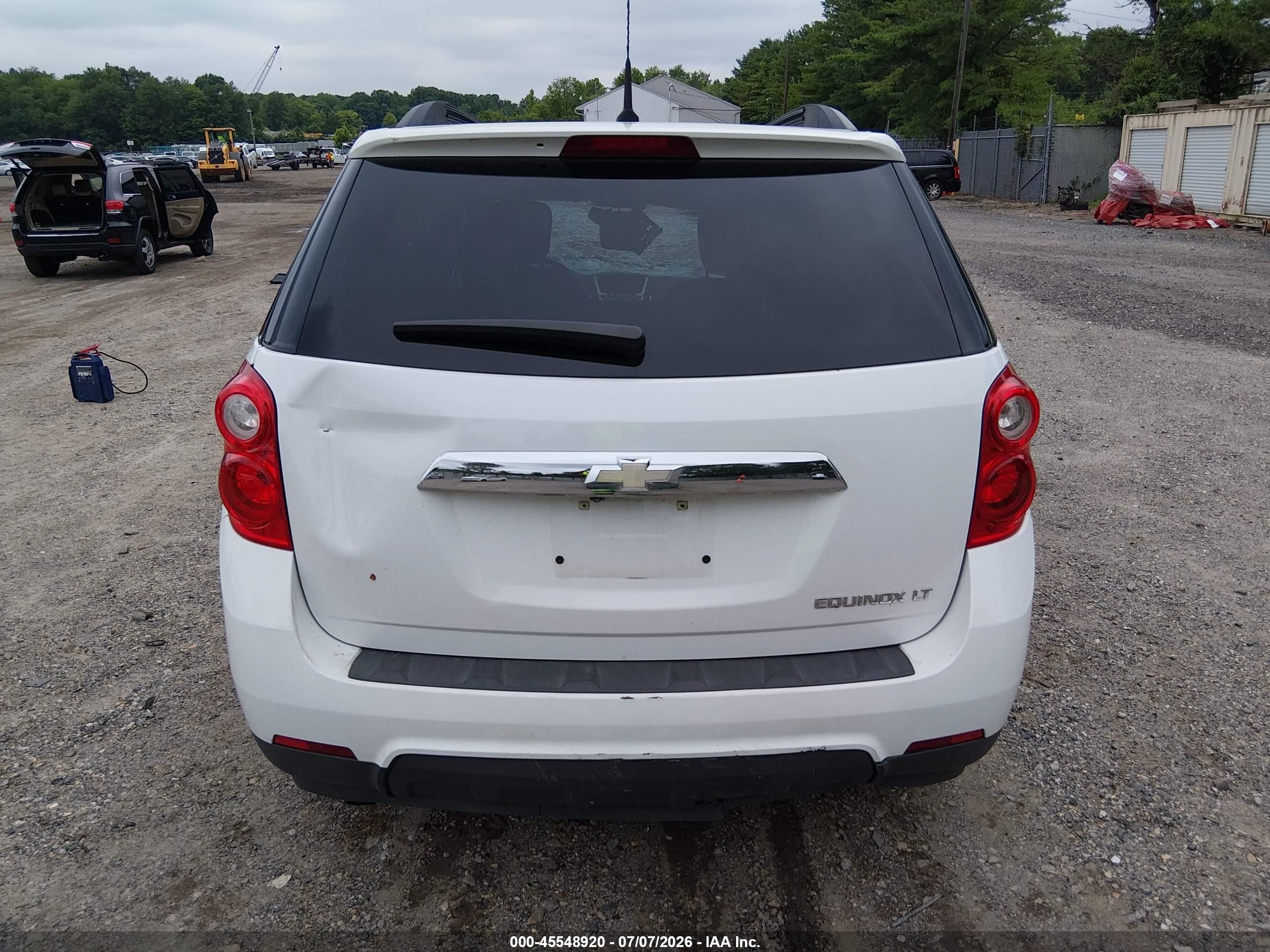 2012 Chevrolet Equinox Lt W/1lt White vin: 2GNALDEKXC1213163