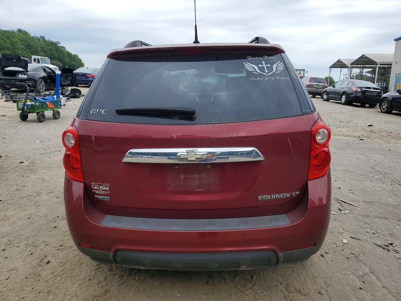 2012 Chevrolet Equinox Lt Red vin: 2GNALDEKXC6269123