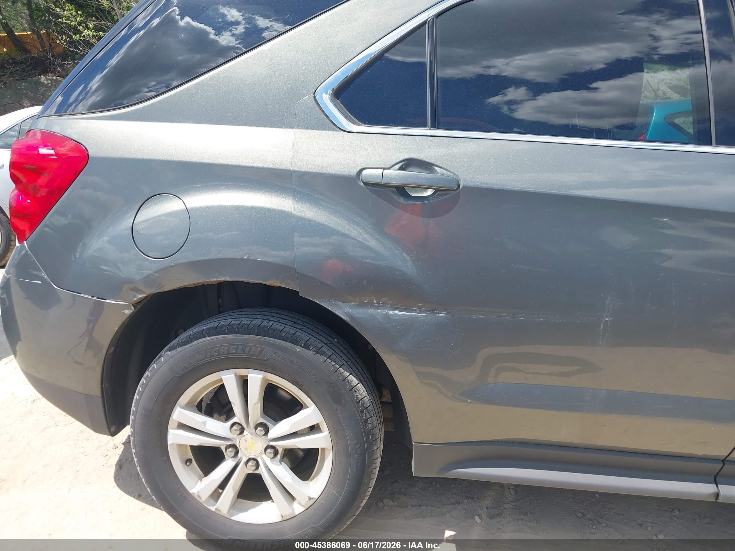 2012 Chevrolet Equinox 1lt Gray vin: 2GNALDEKXC6307109