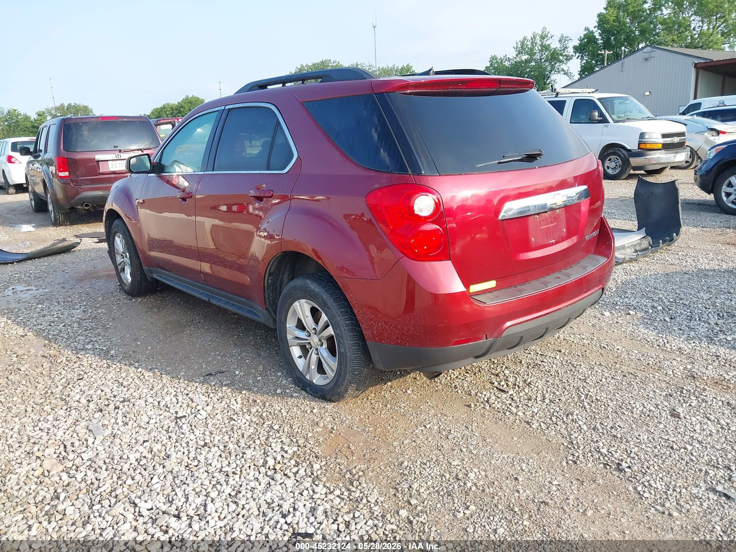 2012 Chevrolet Equinox 1lt Burgundy vin: 2GNALDEKXC6366712