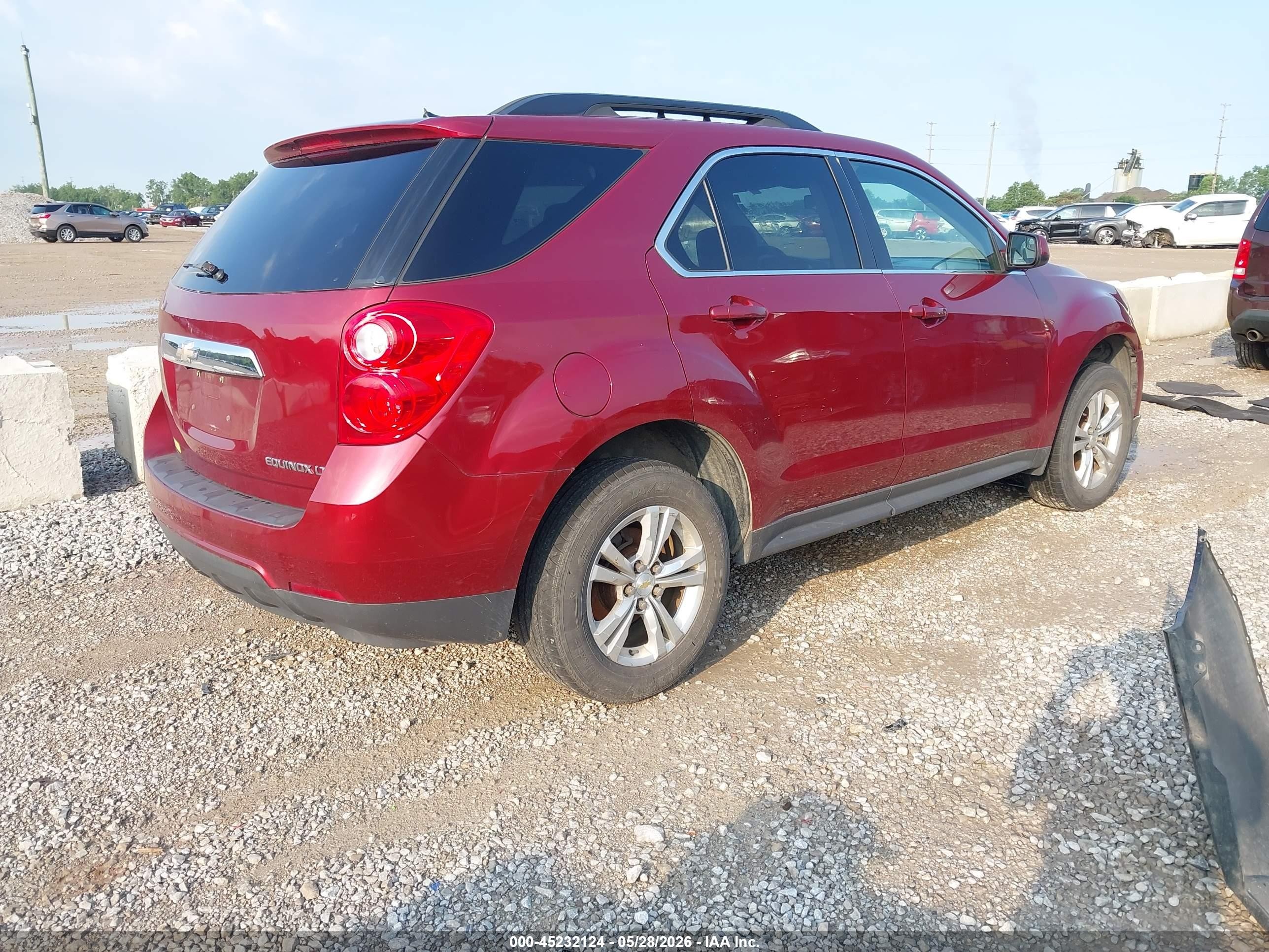 2012 Chevrolet Equinox 1lt Burgundy vin: 2GNALDEKXC6366712