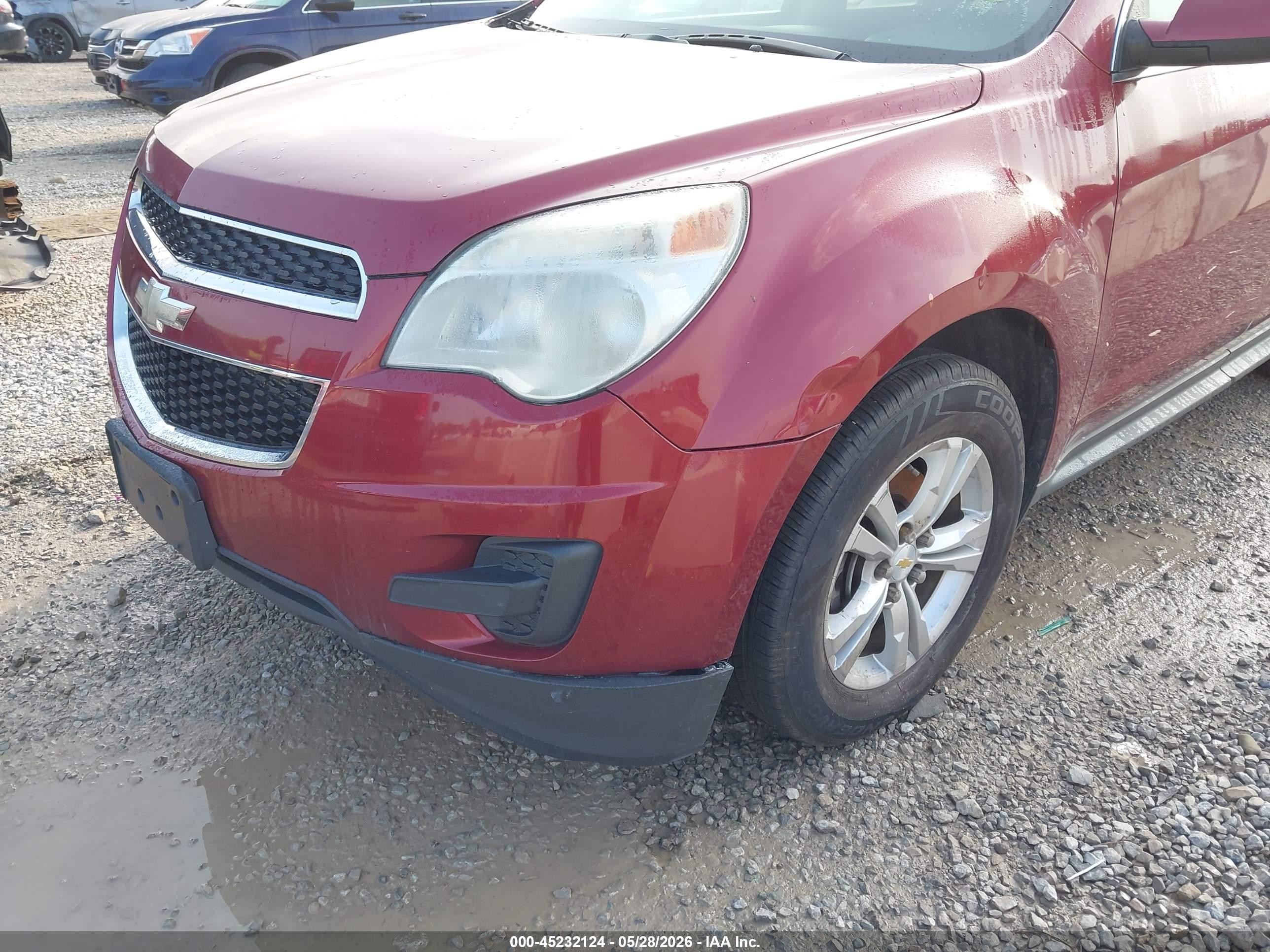 2012 Chevrolet Equinox 1lt Burgundy vin: 2GNALDEKXC6366712