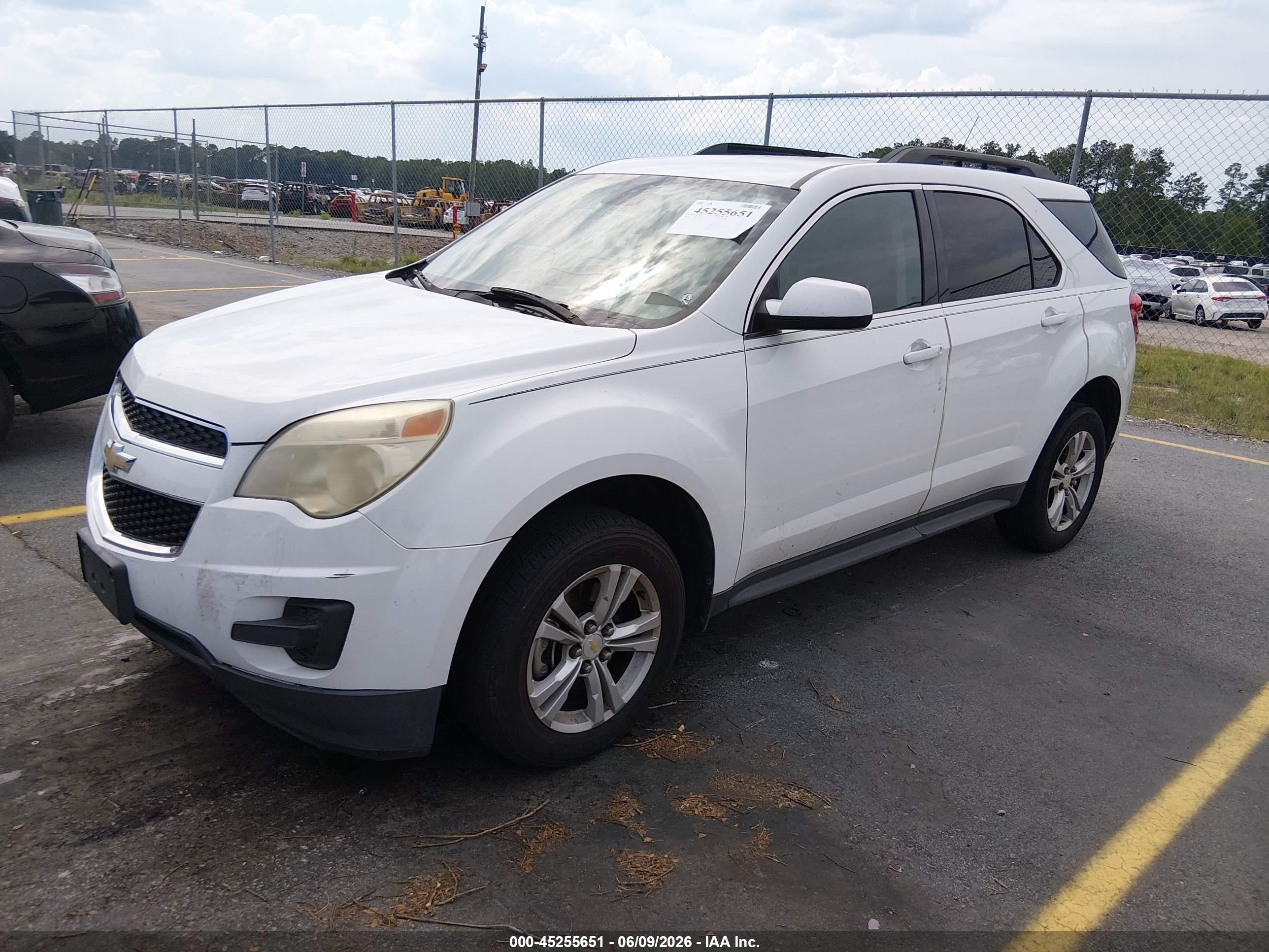 2012 Chevrolet Equinox 1lt White vin: 2GNALDEKXC6386135