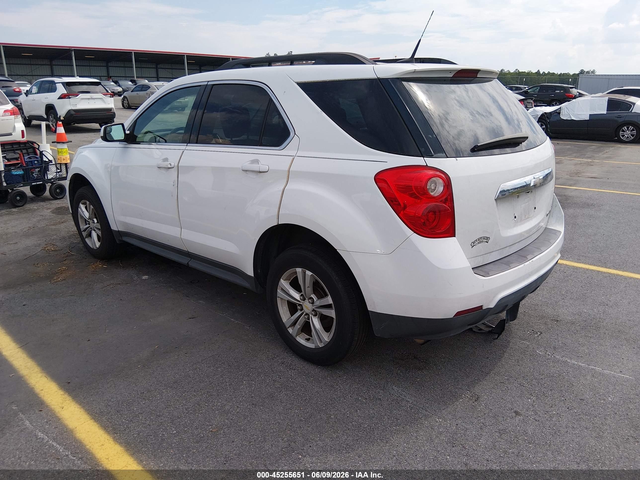 2012 Chevrolet Equinox 1lt White vin: 2GNALDEKXC6386135