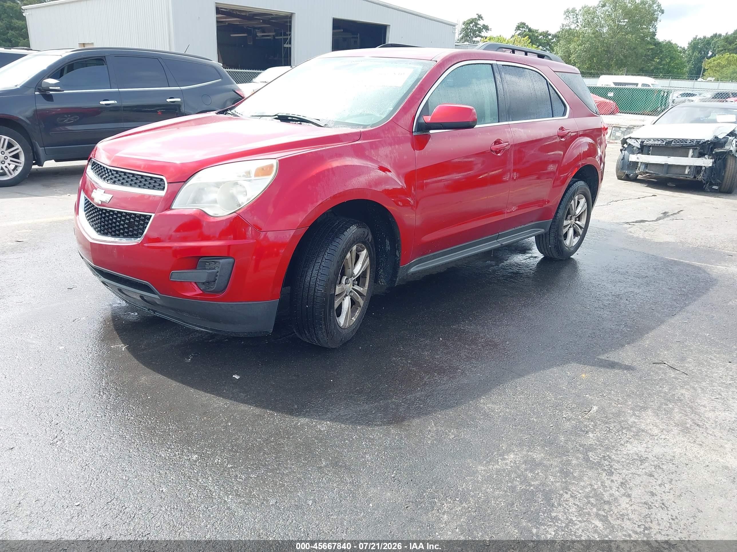 2013 Chevrolet Equinox 1lt Красный vin: 2GNALDEKXD1110228