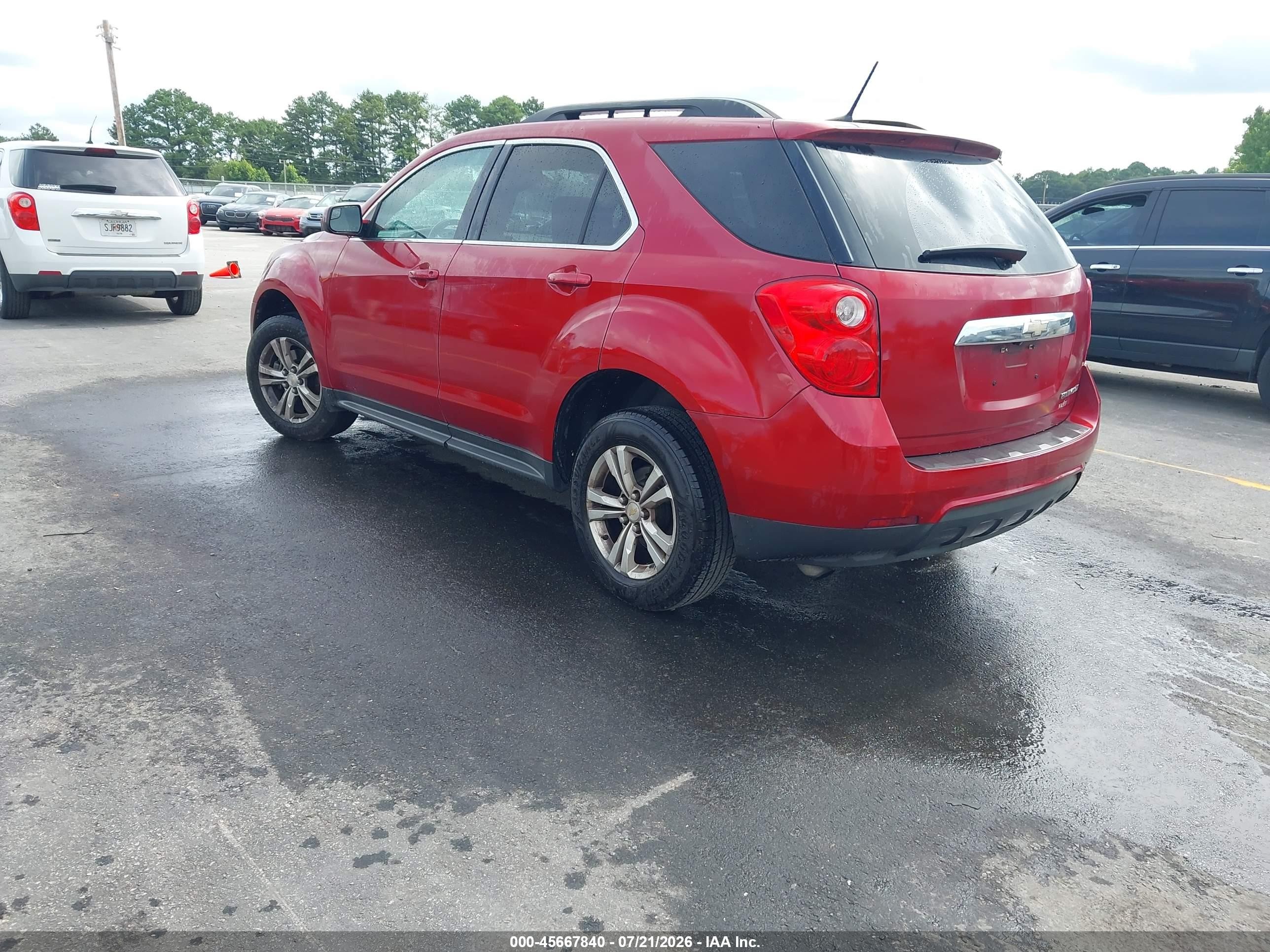 2013 Chevrolet Equinox 1lt Красный vin: 2GNALDEKXD1110228