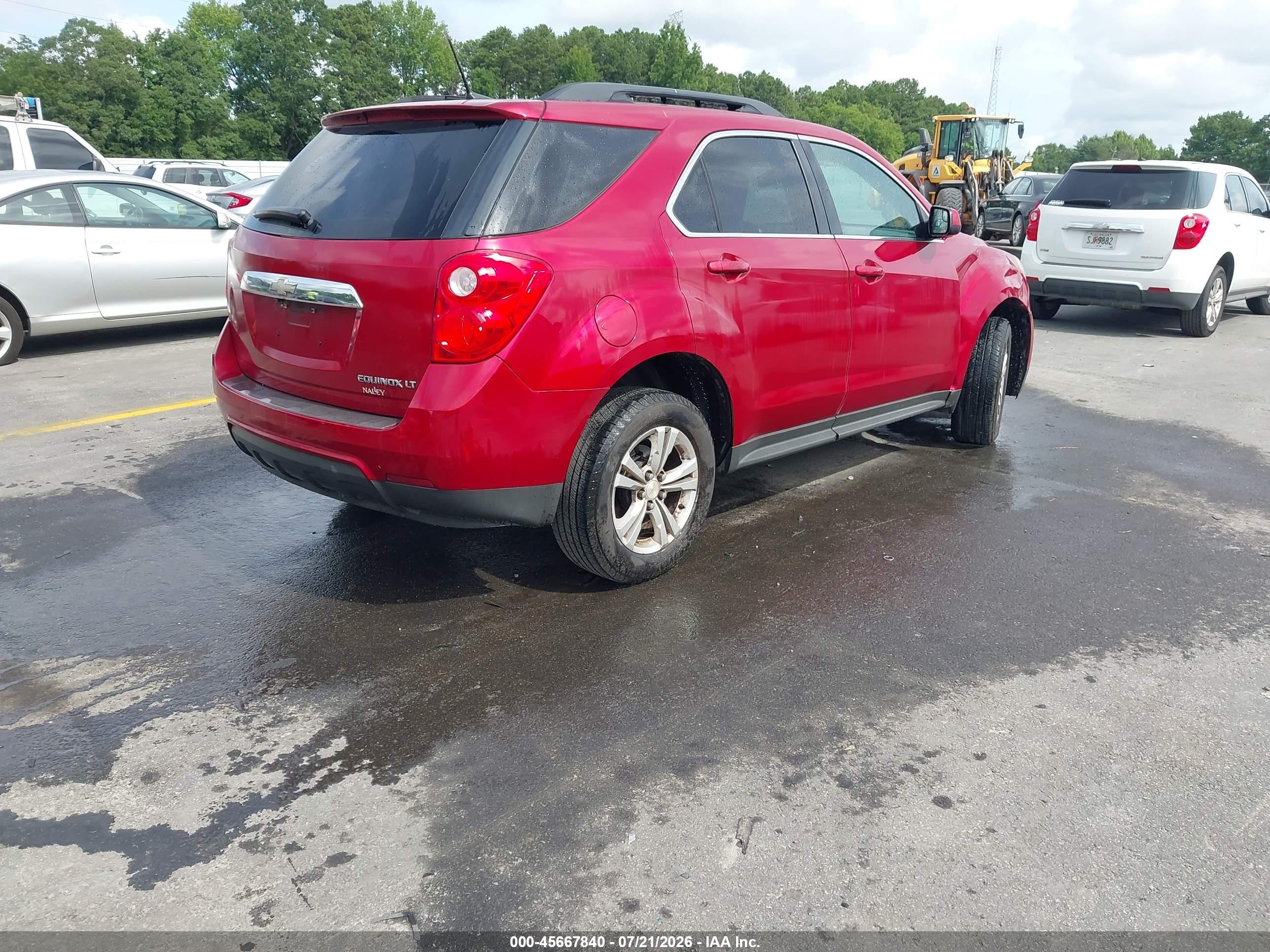 2013 Chevrolet Equinox 1lt Красный vin: 2GNALDEKXD1110228