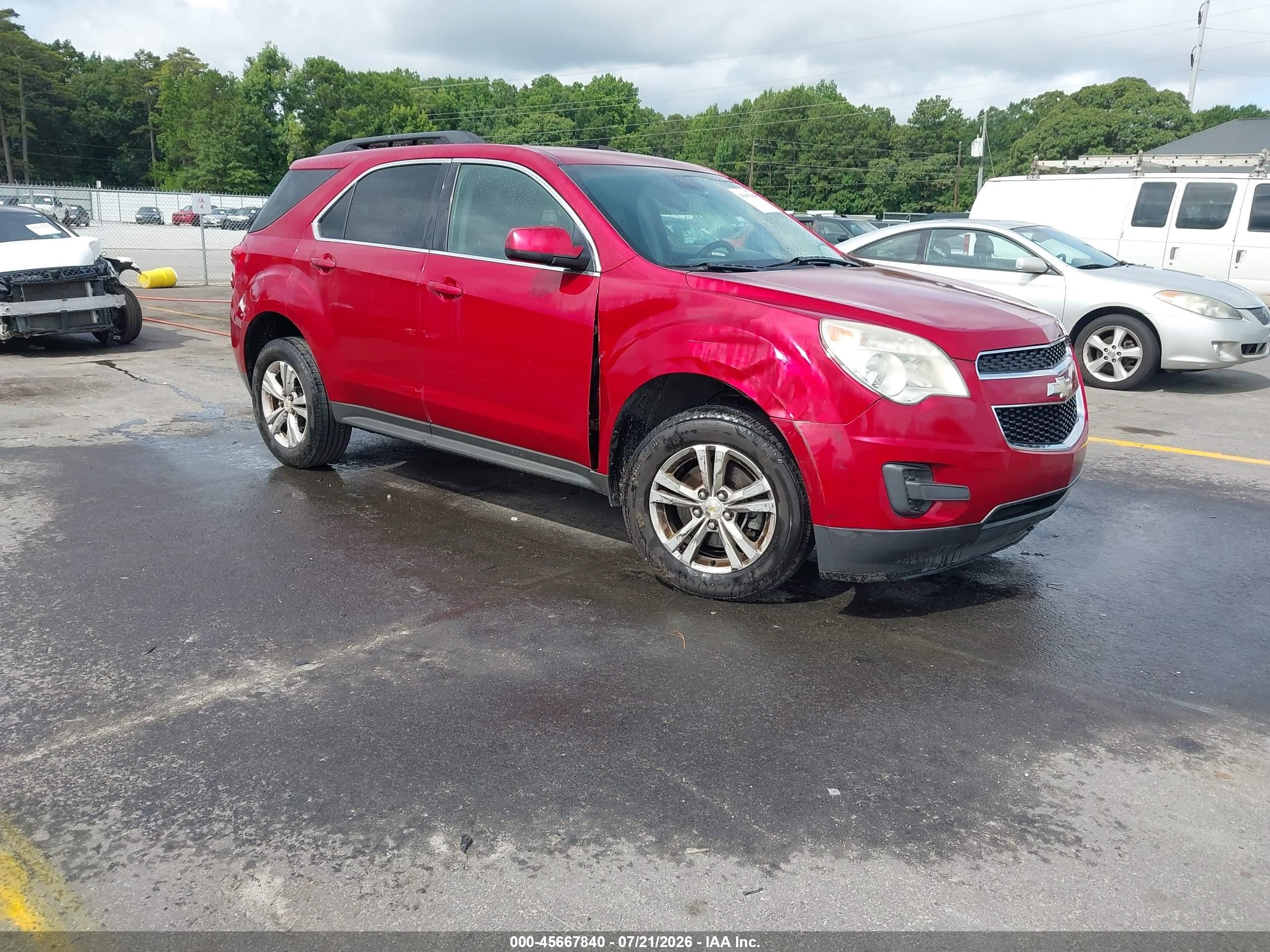 2013 Chevrolet Equinox 1lt Красный vin: 2GNALDEKXD1110228