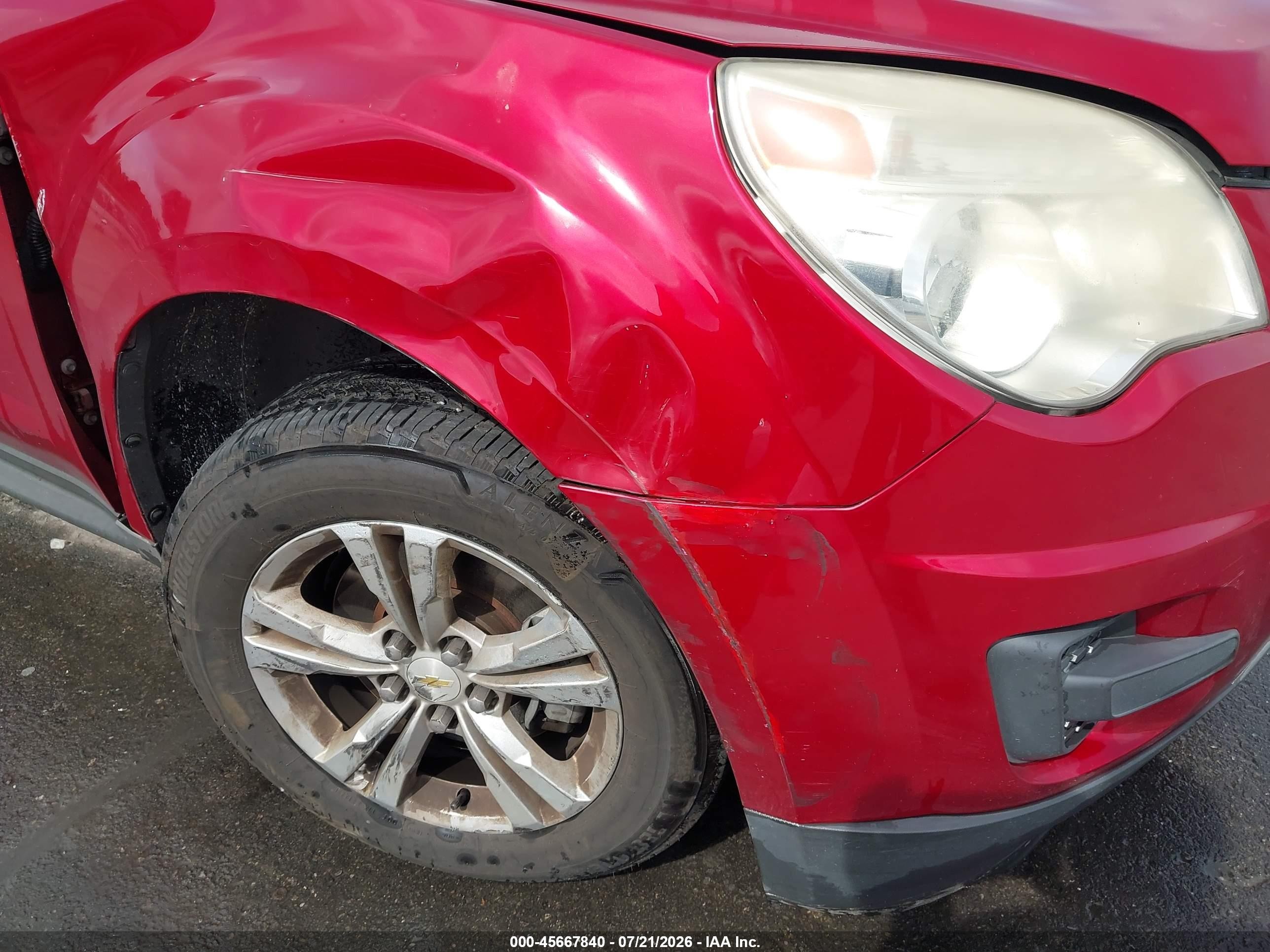 2013 Chevrolet Equinox 1lt Красный vin: 2GNALDEKXD1110228