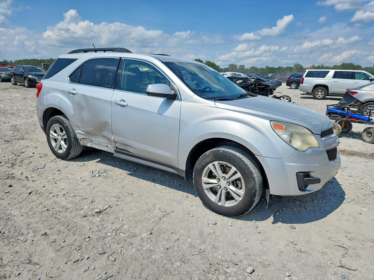 2013 Chevrolet Equinox Lt Silver vin: 2GNALDEKXD1126946