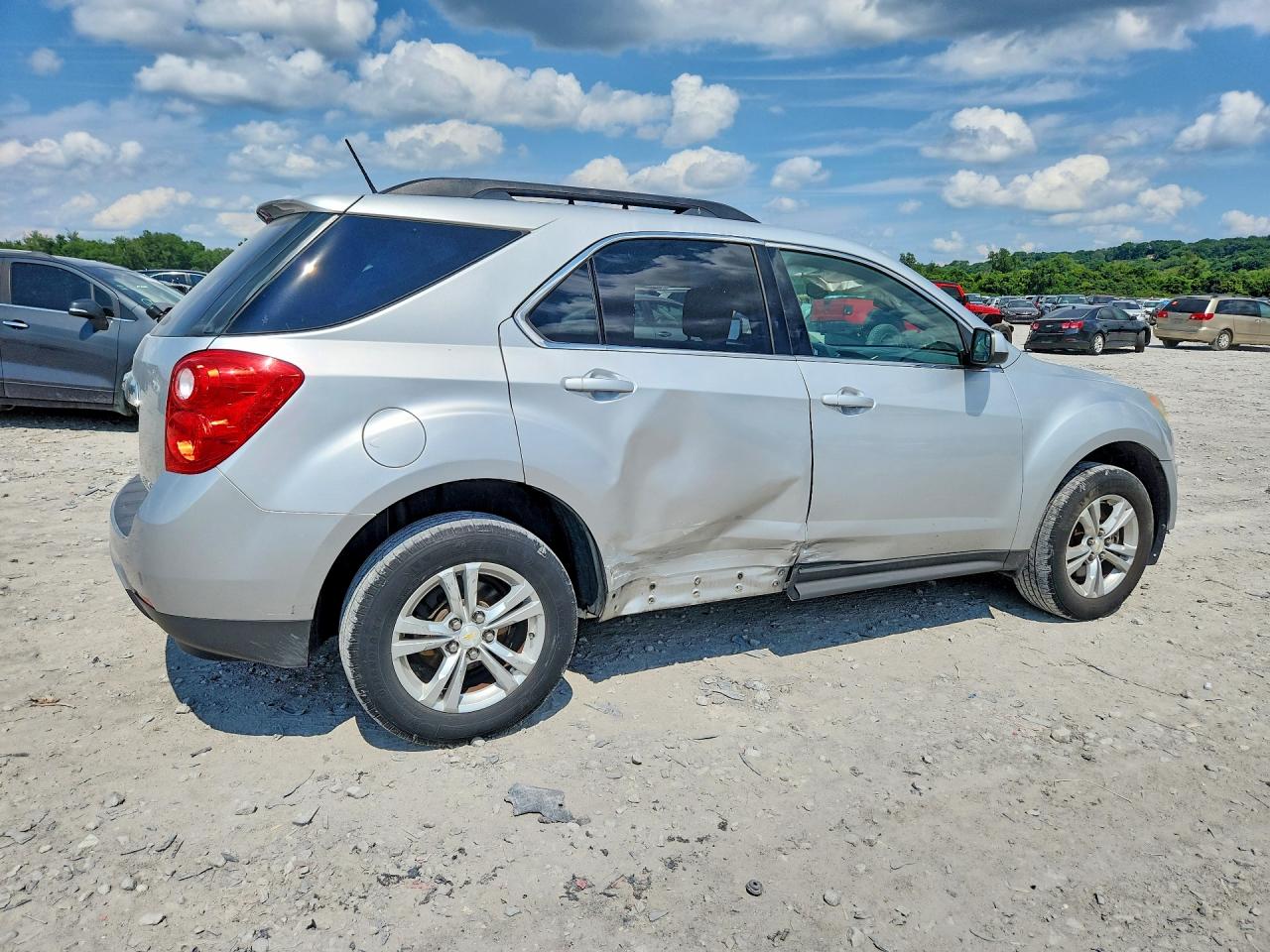 2013 Chevrolet Equinox Lt Silver vin: 2GNALDEKXD1126946