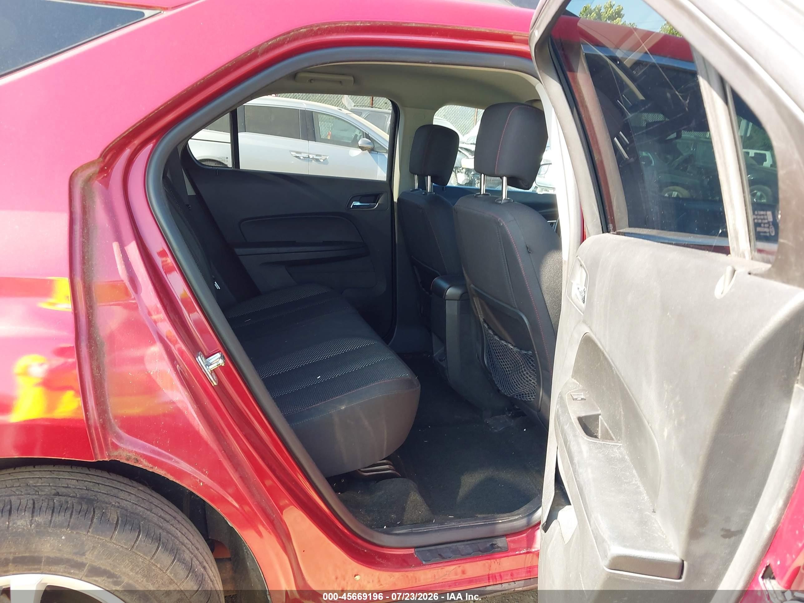 2013 Chevrolet Equinox Lt Red vin: 2GNALDEKXD1134965