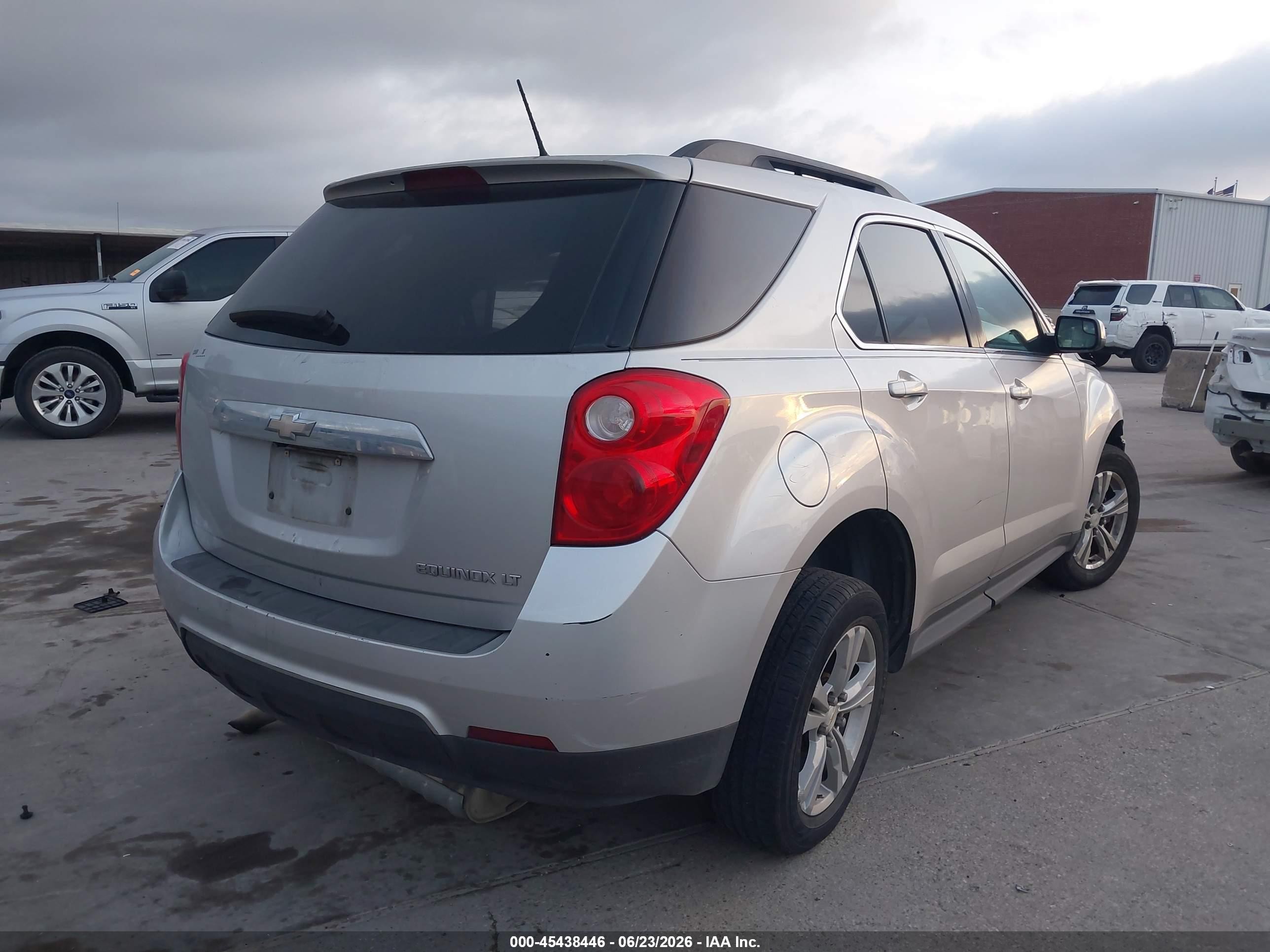 2013 Chevrolet Equinox Lt Серебряный vin: 2GNALDEKXD1184846