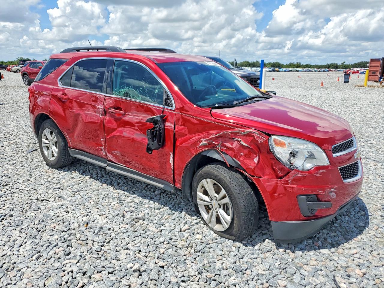 2013 Chevrolet Equinox Lt Red vin: 2GNALDEKXD1245774