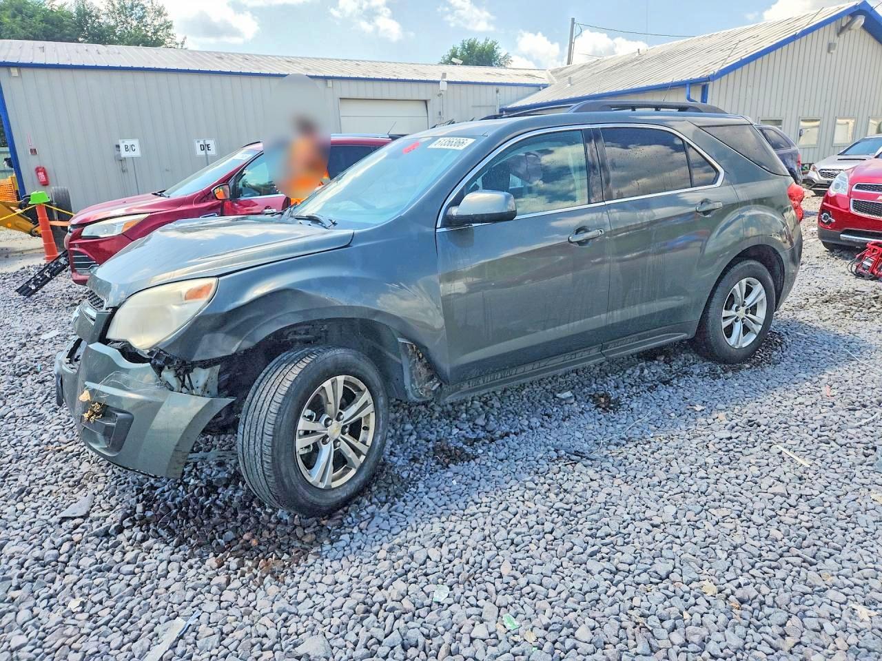 2013 Chevrolet Equinox Lt Gray vin: 2GNALDEKXD6142261