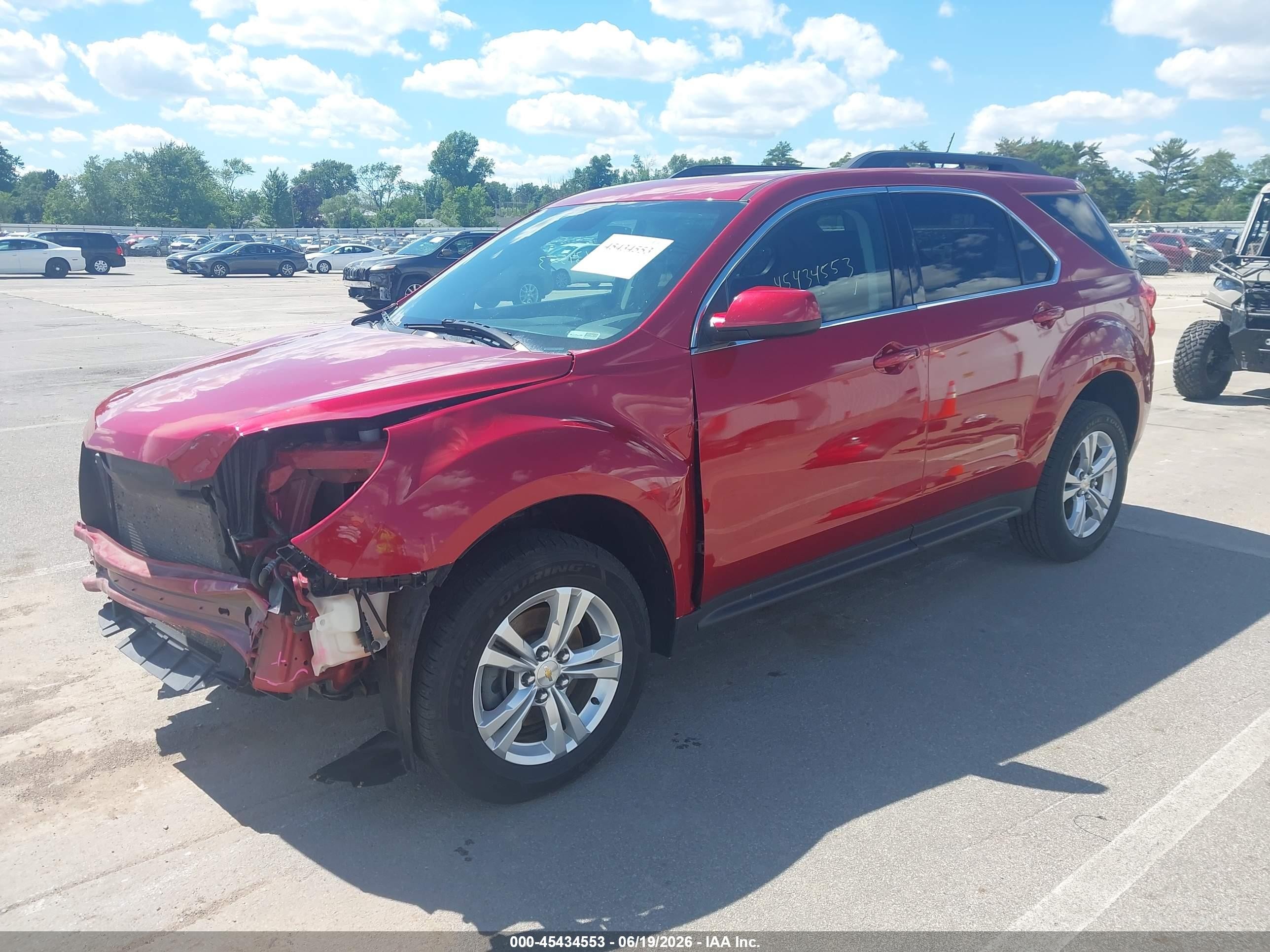 2013 Chevrolet Equinox 1lt Red vin: 2GNALDEKXD6210543