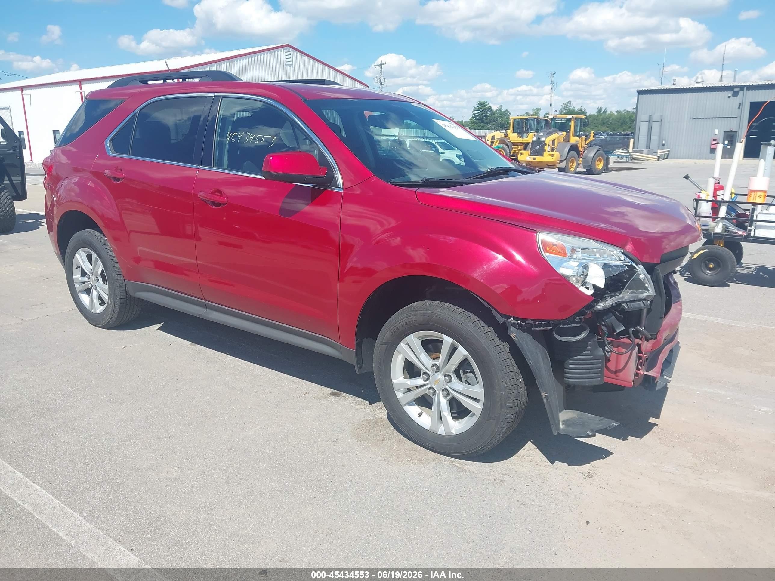 2013 Chevrolet Equinox 1lt Red vin: 2GNALDEKXD6210543