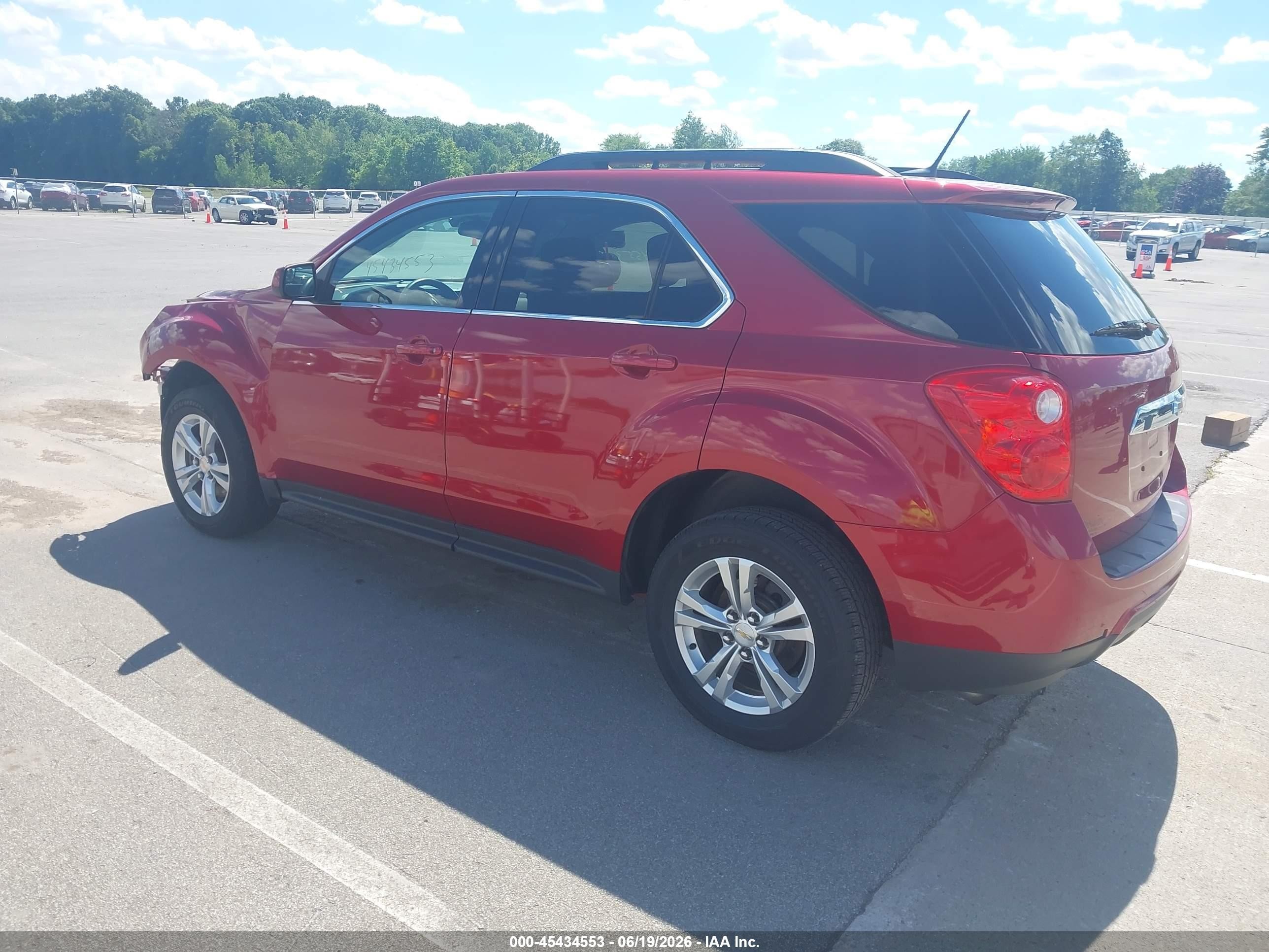 2013 Chevrolet Equinox 1lt Red vin: 2GNALDEKXD6210543