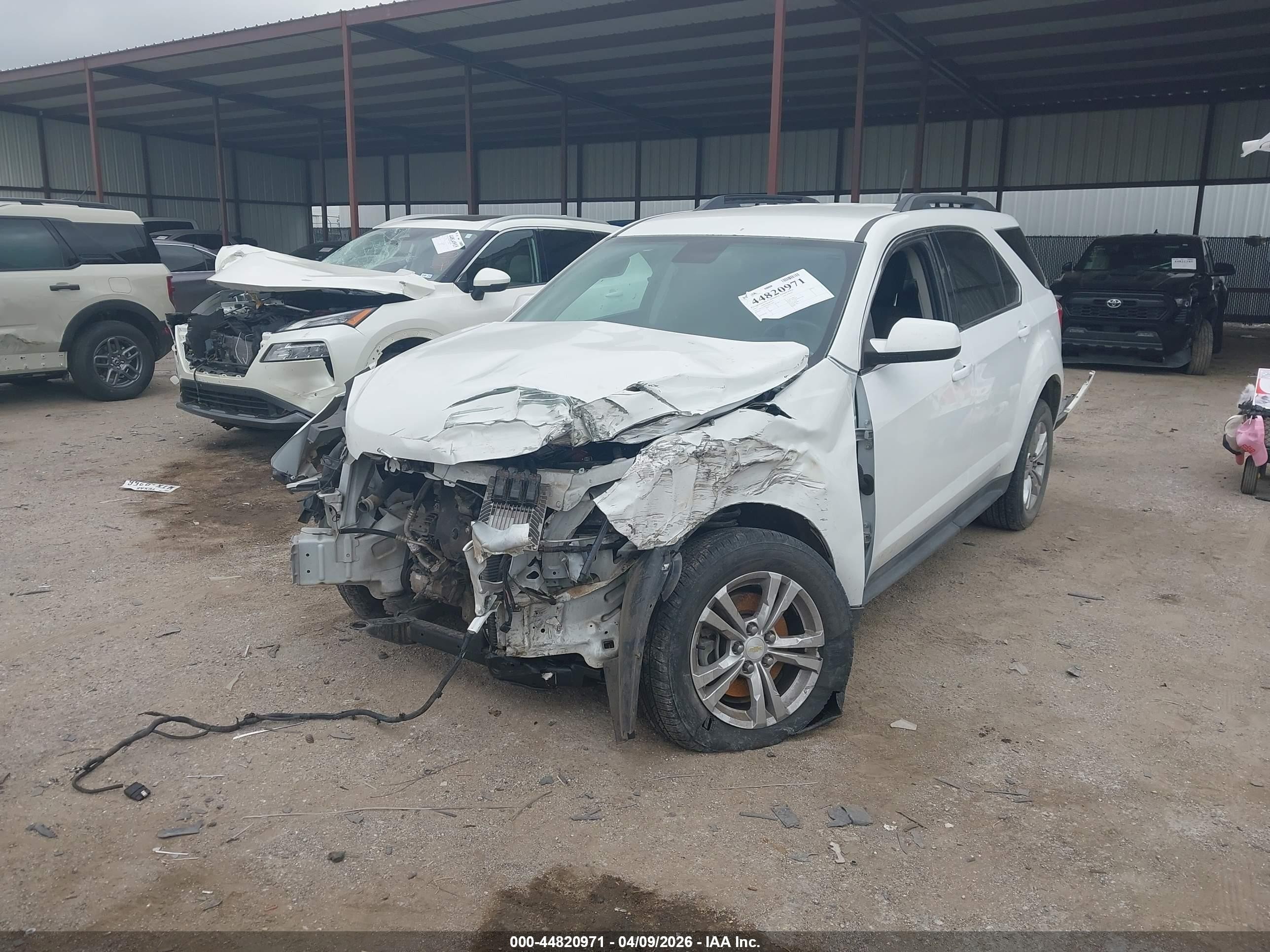 2013 Chevrolet Equinox 1lt White vin: 2GNALDEKXD6215001