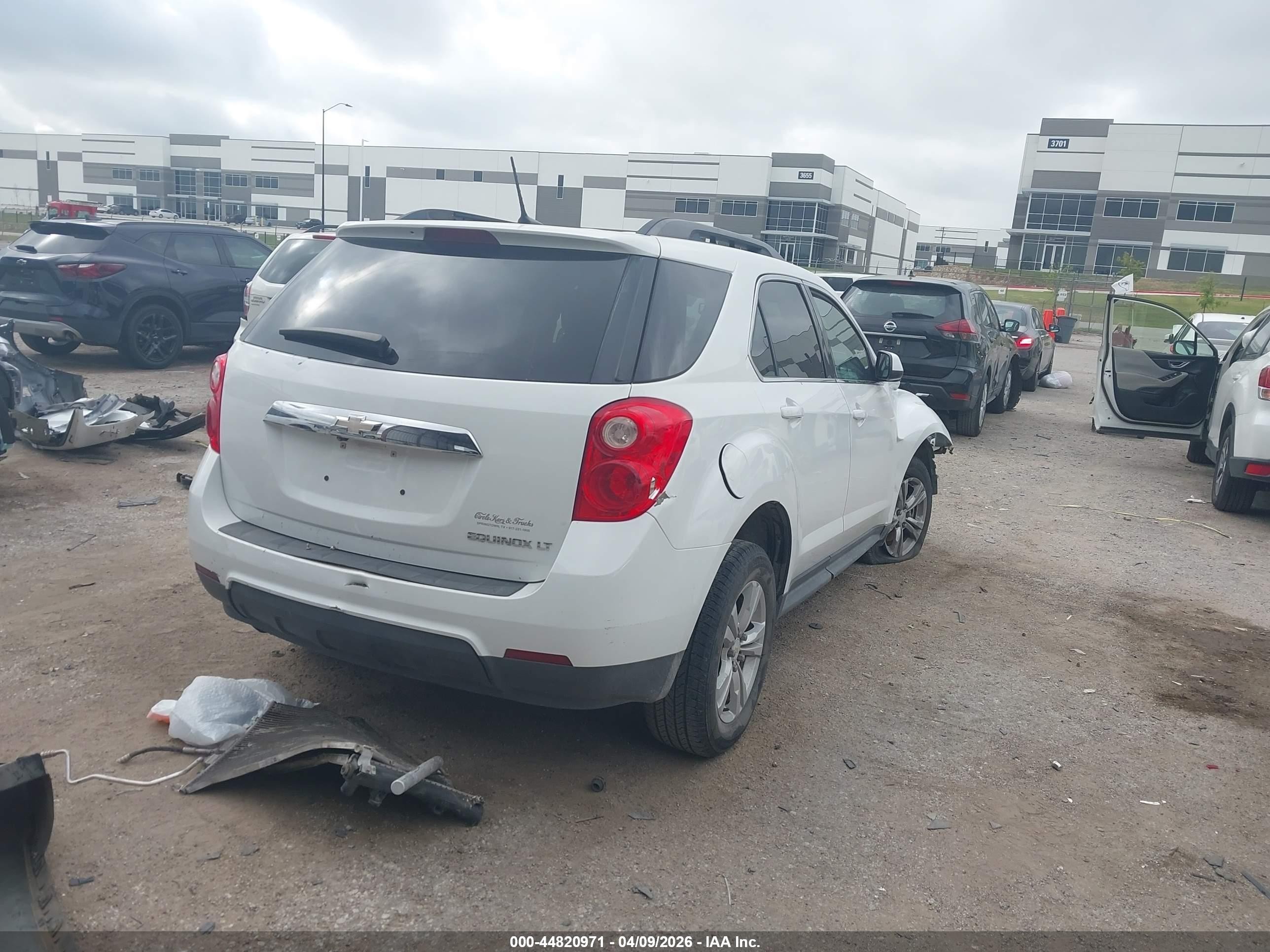 2013 Chevrolet Equinox 1lt White vin: 2GNALDEKXD6215001