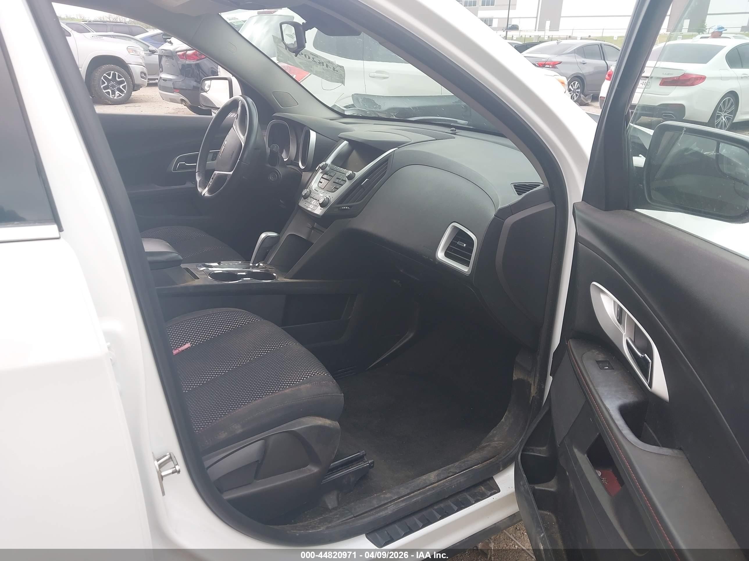 2013 Chevrolet Equinox 1lt White vin: 2GNALDEKXD6215001