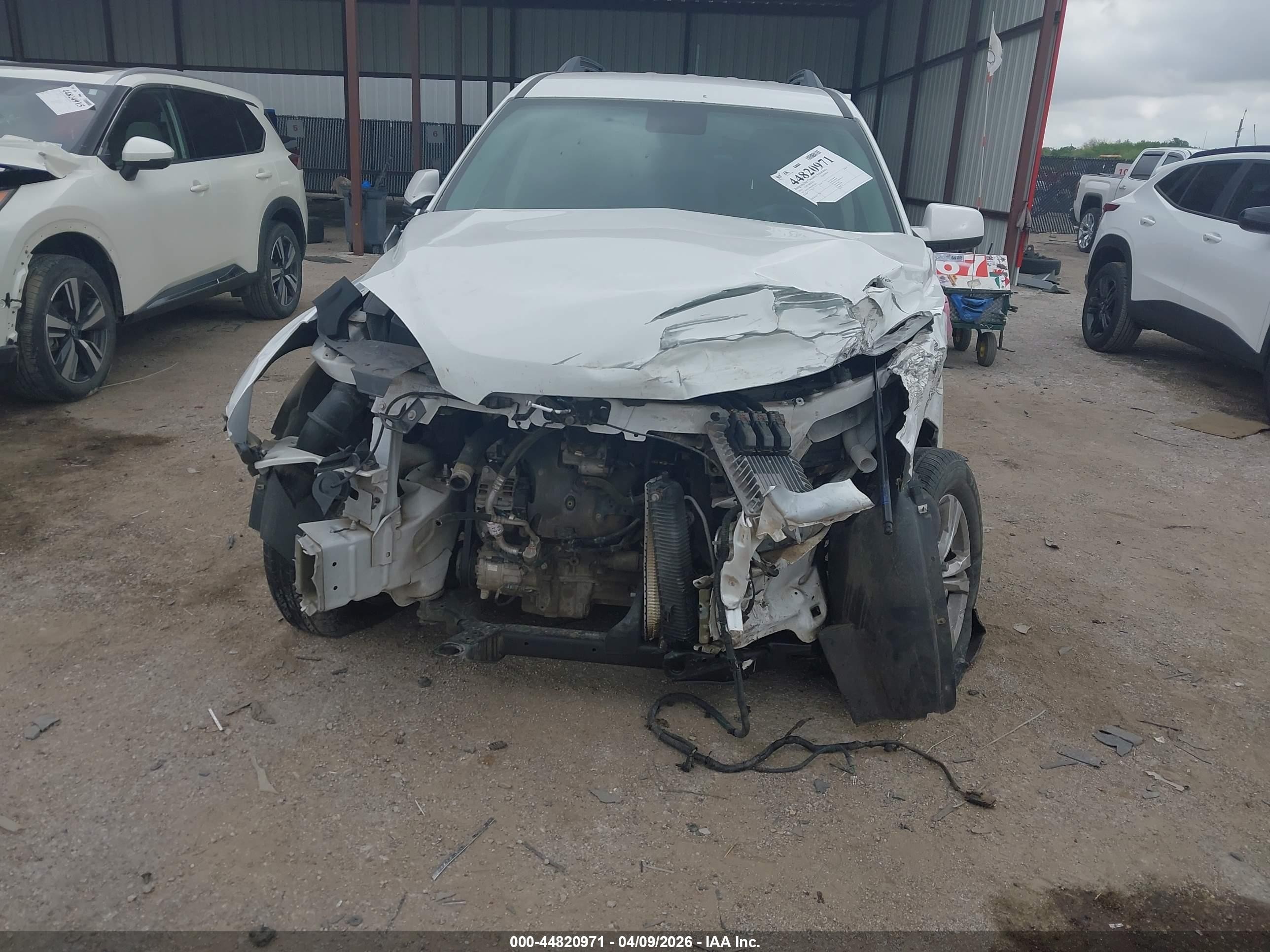 2013 Chevrolet Equinox 1lt White vin: 2GNALDEKXD6215001