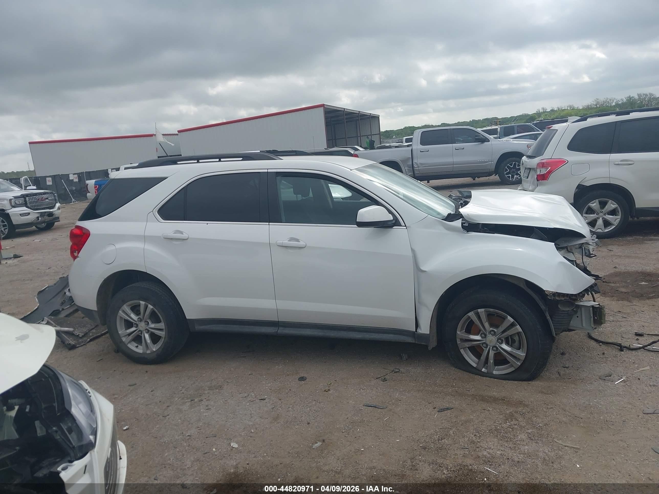 2013 Chevrolet Equinox 1lt White vin: 2GNALDEKXD6215001