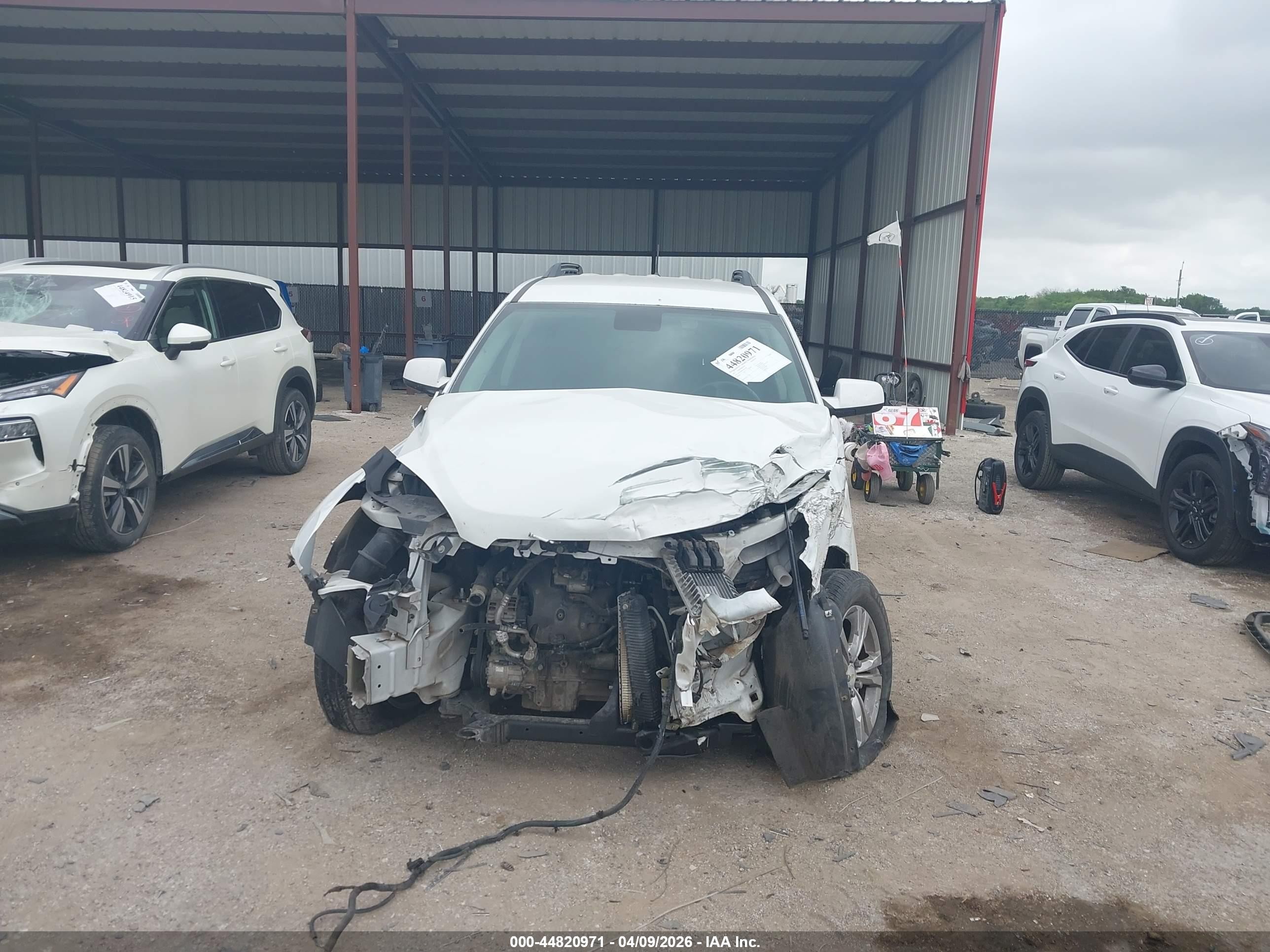 2013 Chevrolet Equinox 1lt White vin: 2GNALDEKXD6215001
