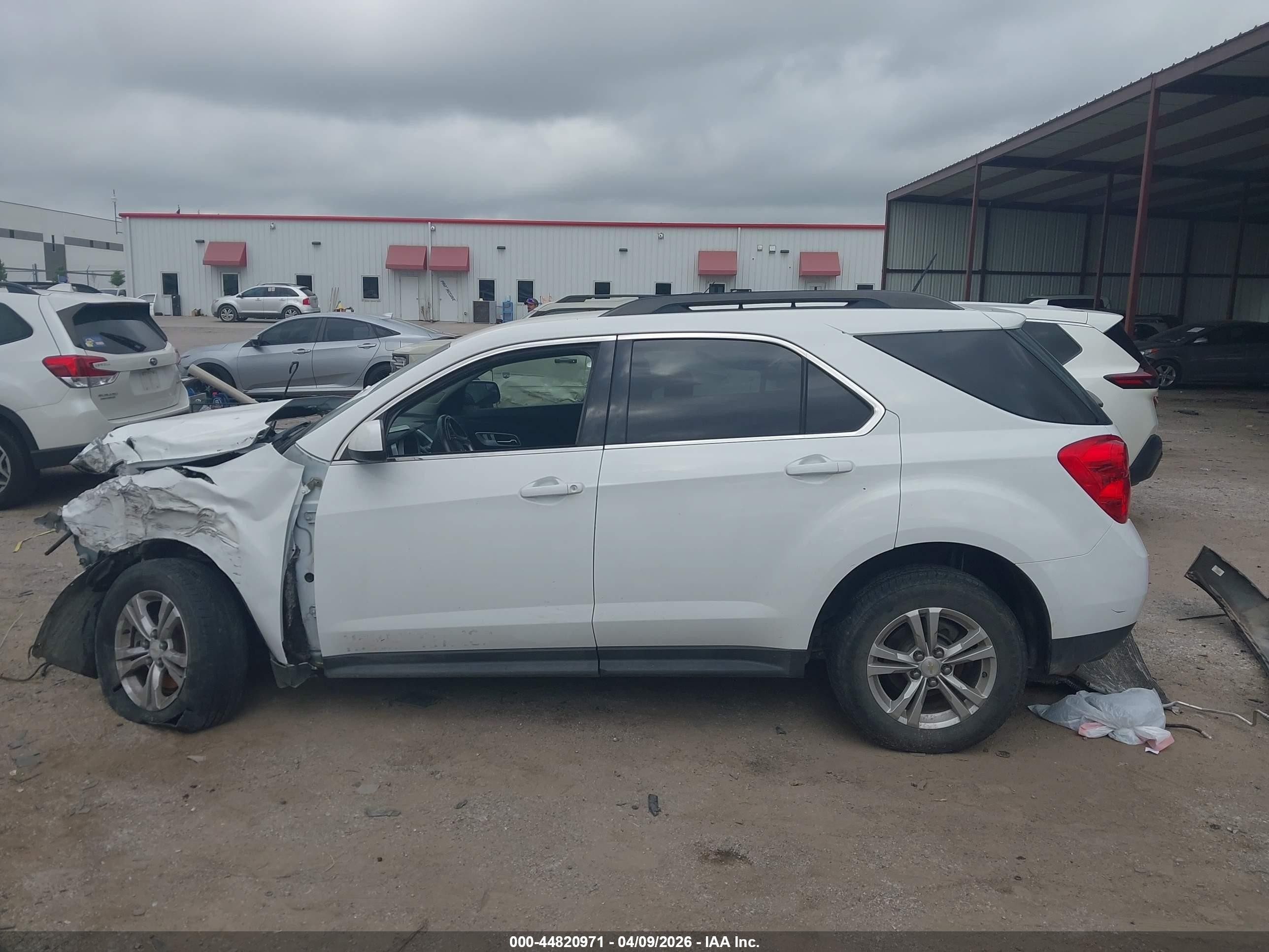 2013 Chevrolet Equinox 1lt White vin: 2GNALDEKXD6215001