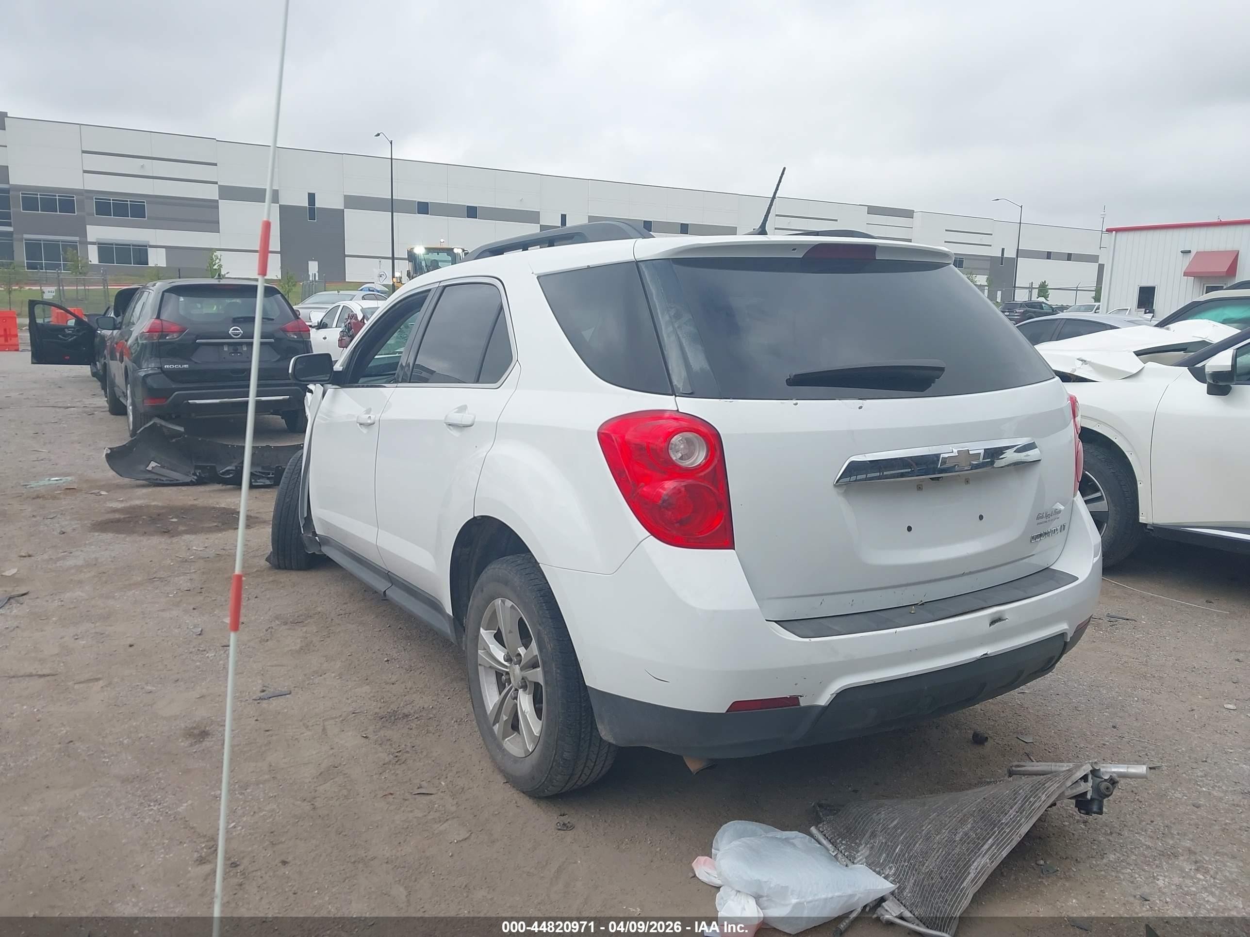 2013 Chevrolet Equinox 1lt White vin: 2GNALDEKXD6215001