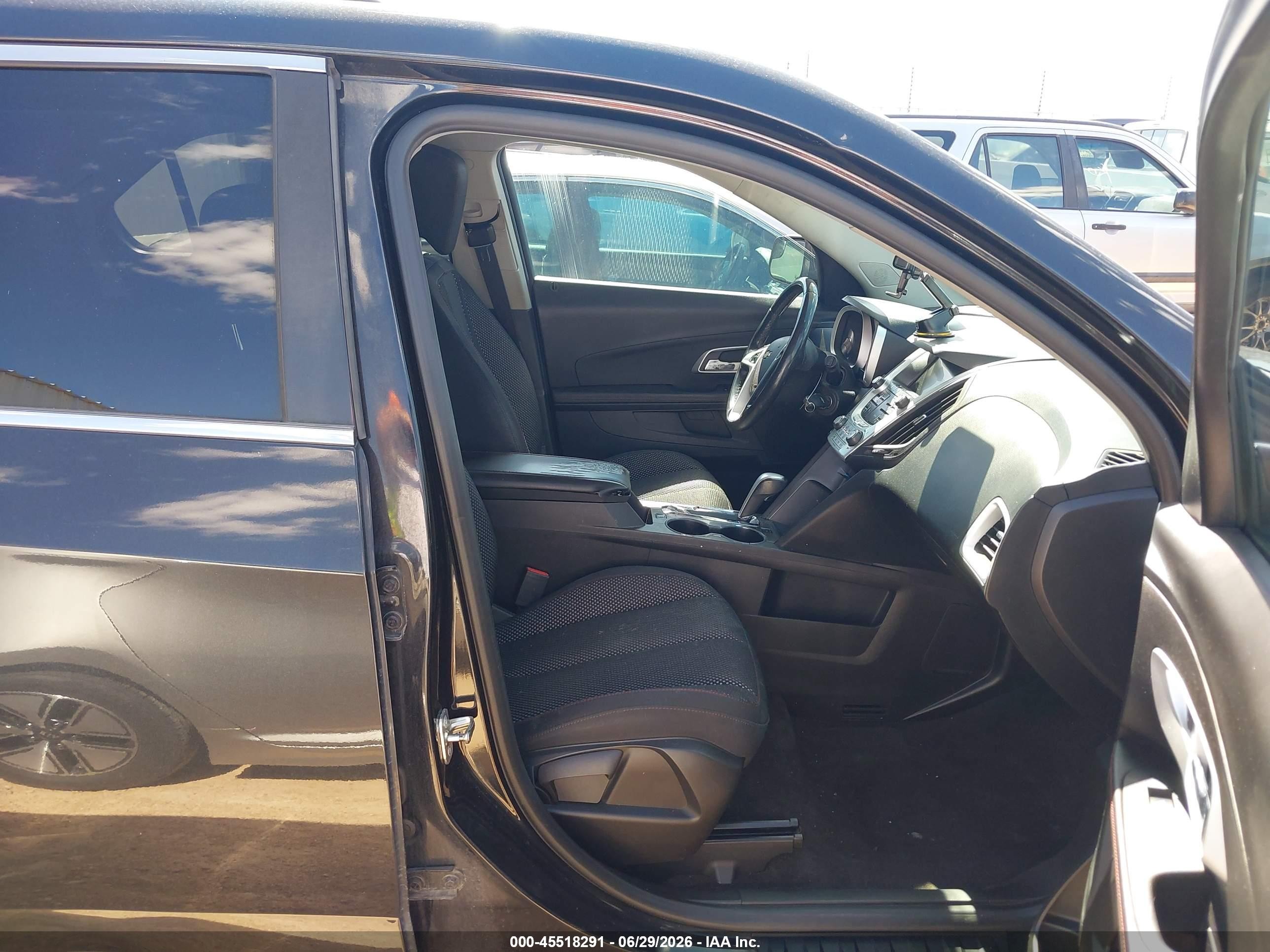2013 Chevrolet Equinox Lt Black vin: 2GNALDEKXD6281001
