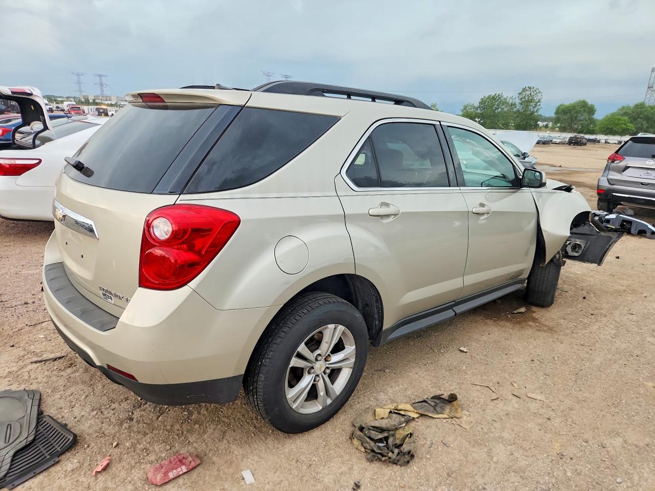 2013 Chevrolet Equinox Lt Beige vin: 2GNALDEKXD6336854
