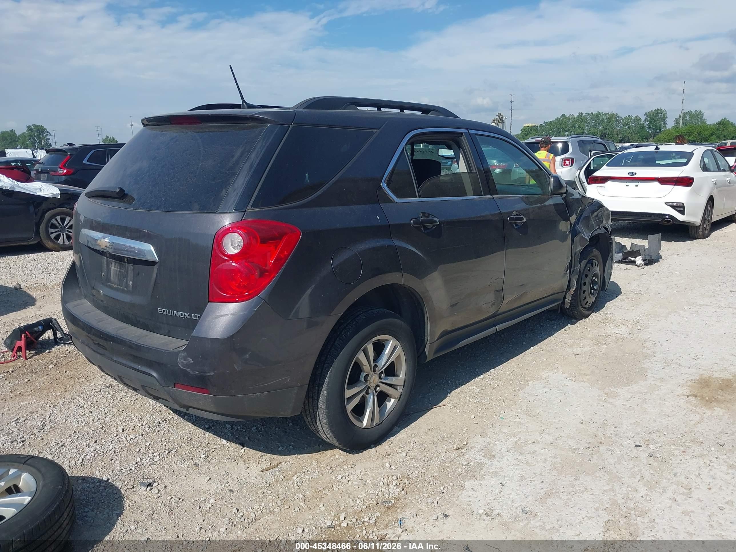 2013 Chevrolet Equinox 1lt Gray vin: 2GNALDEKXD6396374