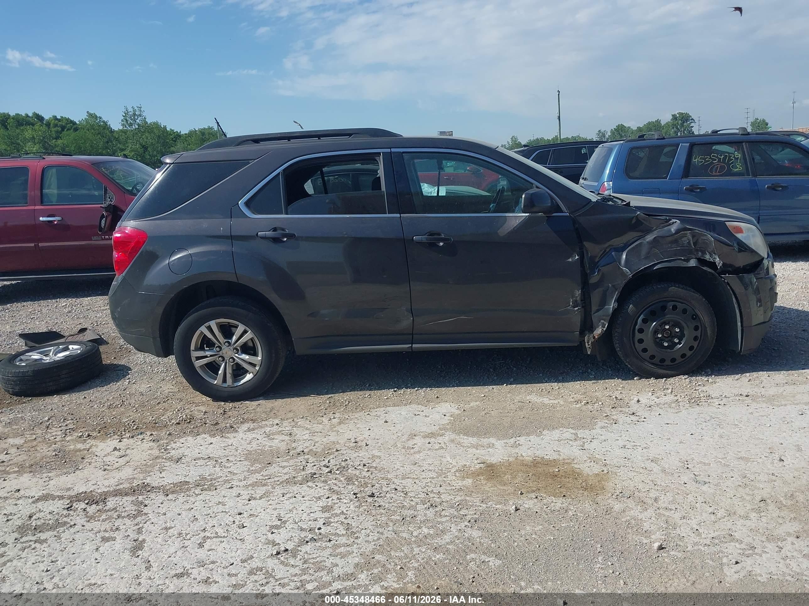 2013 Chevrolet Equinox 1lt Gray vin: 2GNALDEKXD6396374