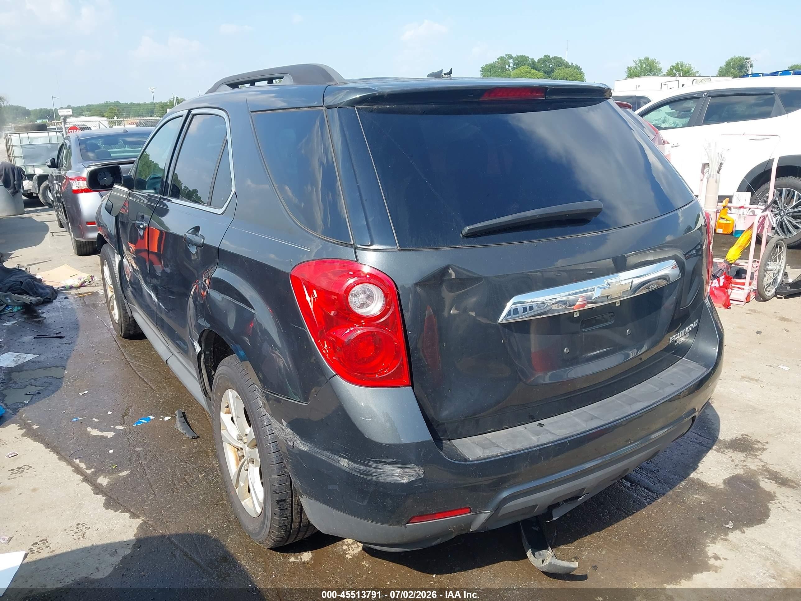2013 Chevrolet Equinox Lt Gray vin: 2GNALDEKXD6431737