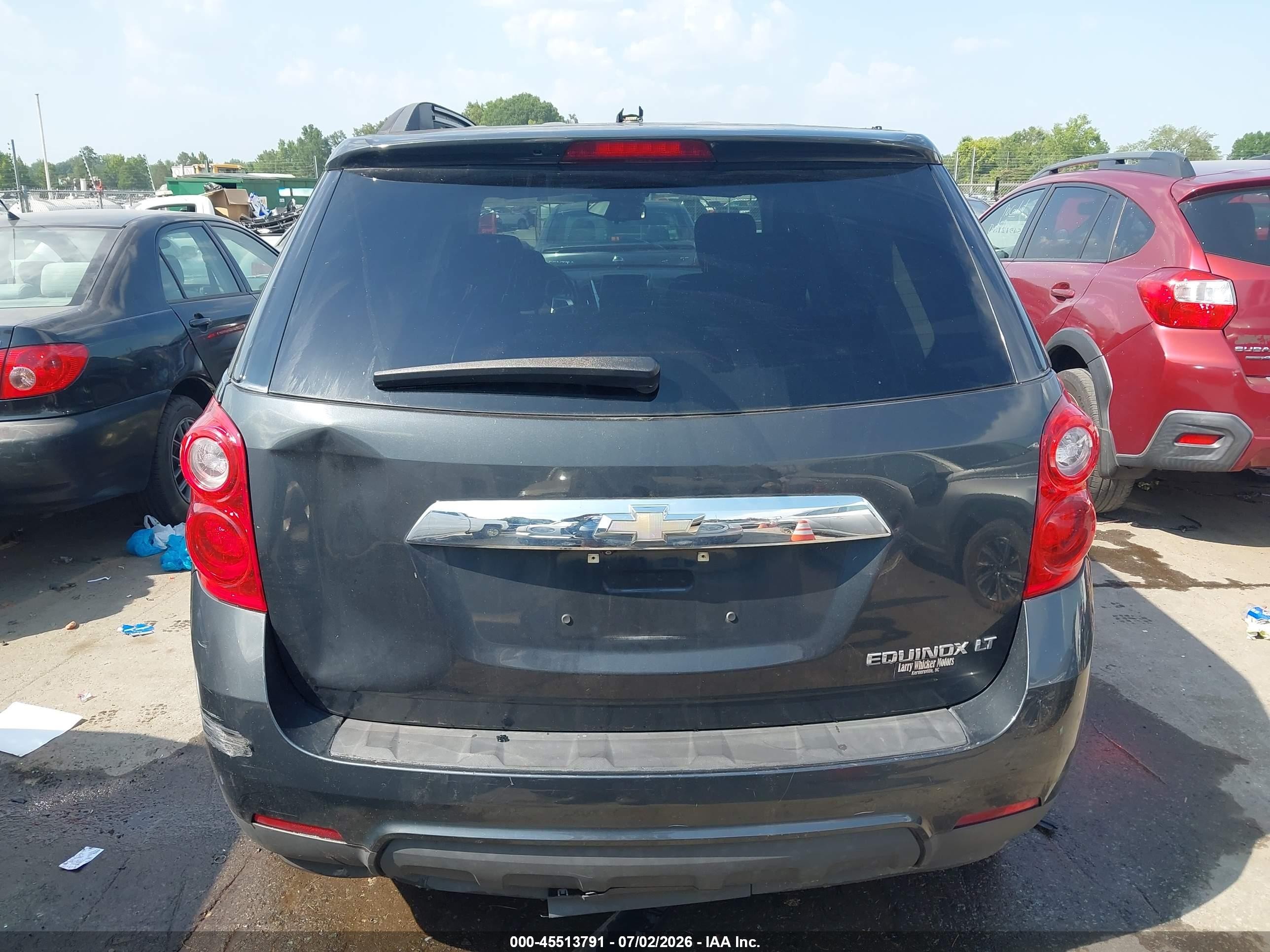 2013 Chevrolet Equinox Lt Gray vin: 2GNALDEKXD6431737