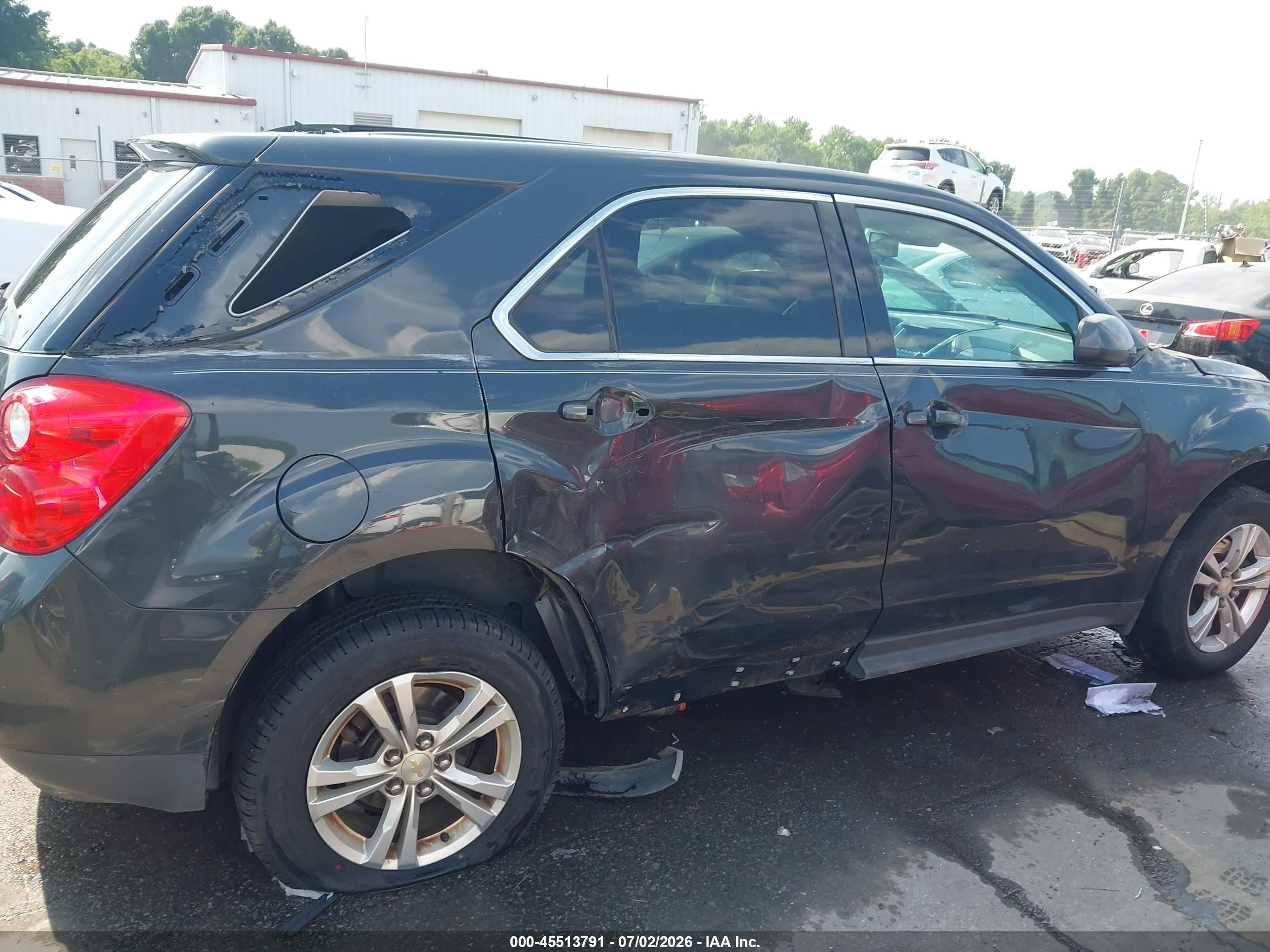 2013 Chevrolet Equinox Lt Gray vin: 2GNALDEKXD6431737