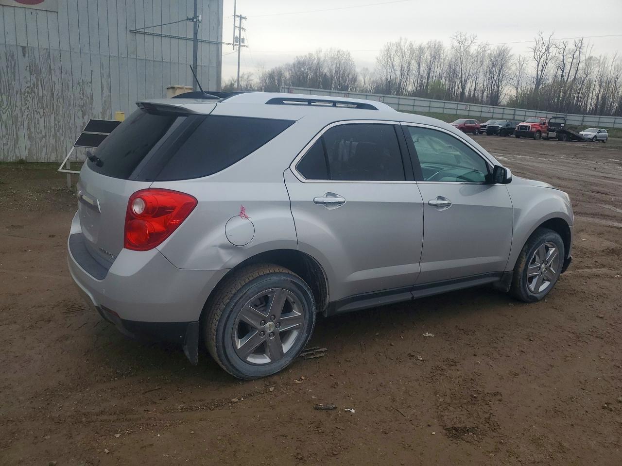 2014 Chevrolet Equinox Ltz Silver vin: 2GNALDEKXE6251160